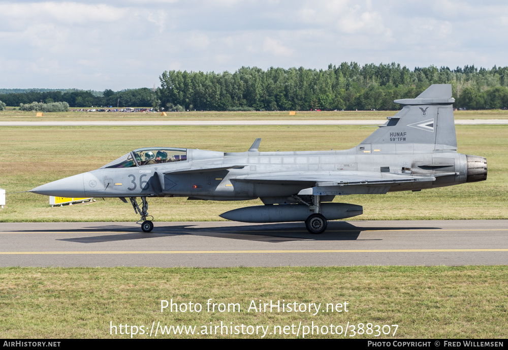 Aircraft Photo of 36 | Saab JAS 39C Gripen | Hungary - Air Force | AirHistory.net #388307