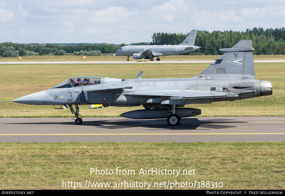 Aircraft Photo of 37 | Saab JAS 39C Gripen | Hungary - Air Force | AirHistory.net #388310