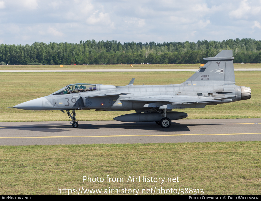 Aircraft Photo of 39 | Saab JAS 39C Gripen | Hungary - Air Force | AirHistory.net #388313