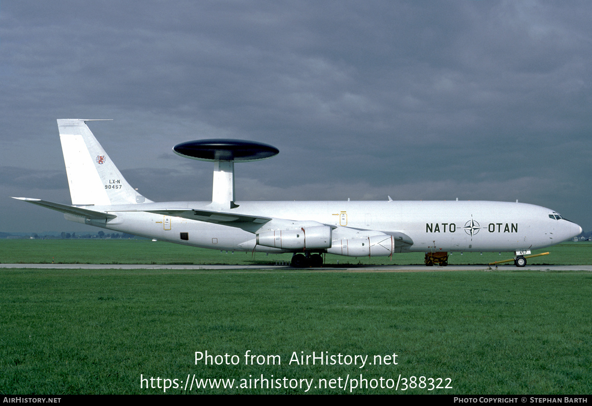 Aircraft Photo of LX-N90457 | Boeing E-3A Sentry | Luxembourg - NATO | AirHistory.net #388322