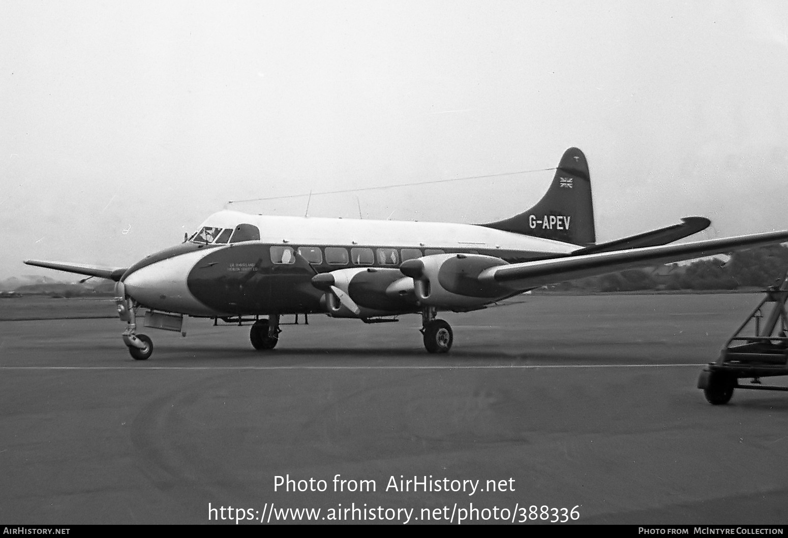 Aircraft Photo of G-APEV | De Havilland D.H. 114 Heron 2D | De Havilland | AirHistory.net #388336