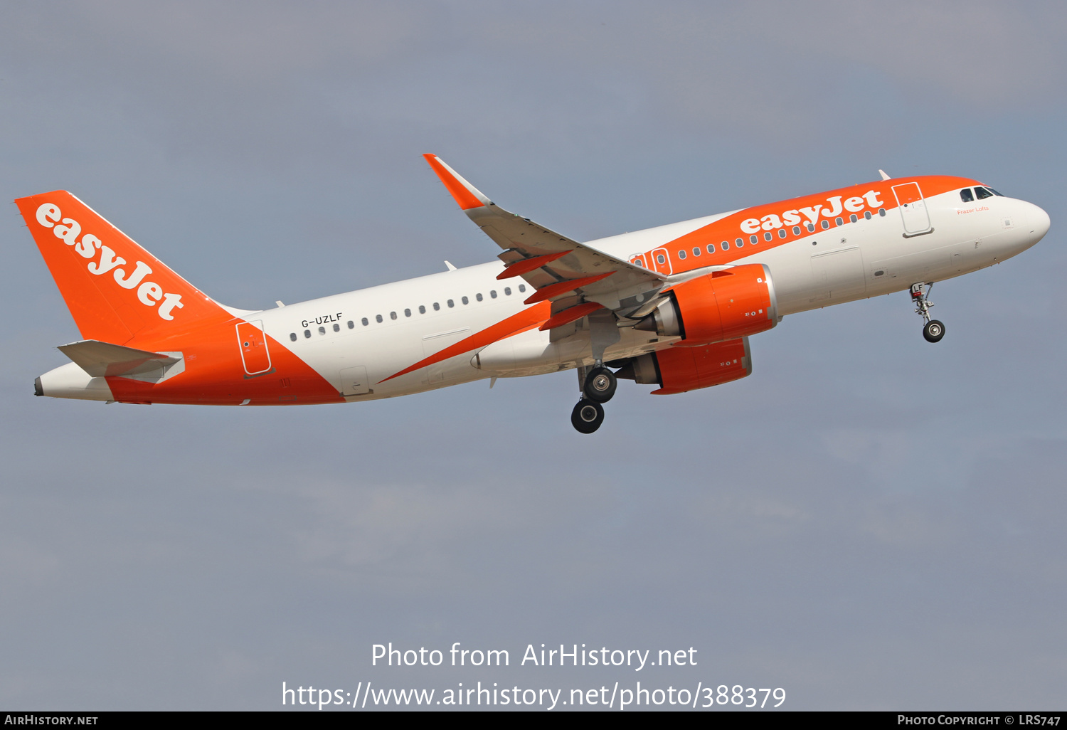 Aircraft Photo of G-UZLF | Airbus A320-251N | EasyJet | AirHistory.net #388379