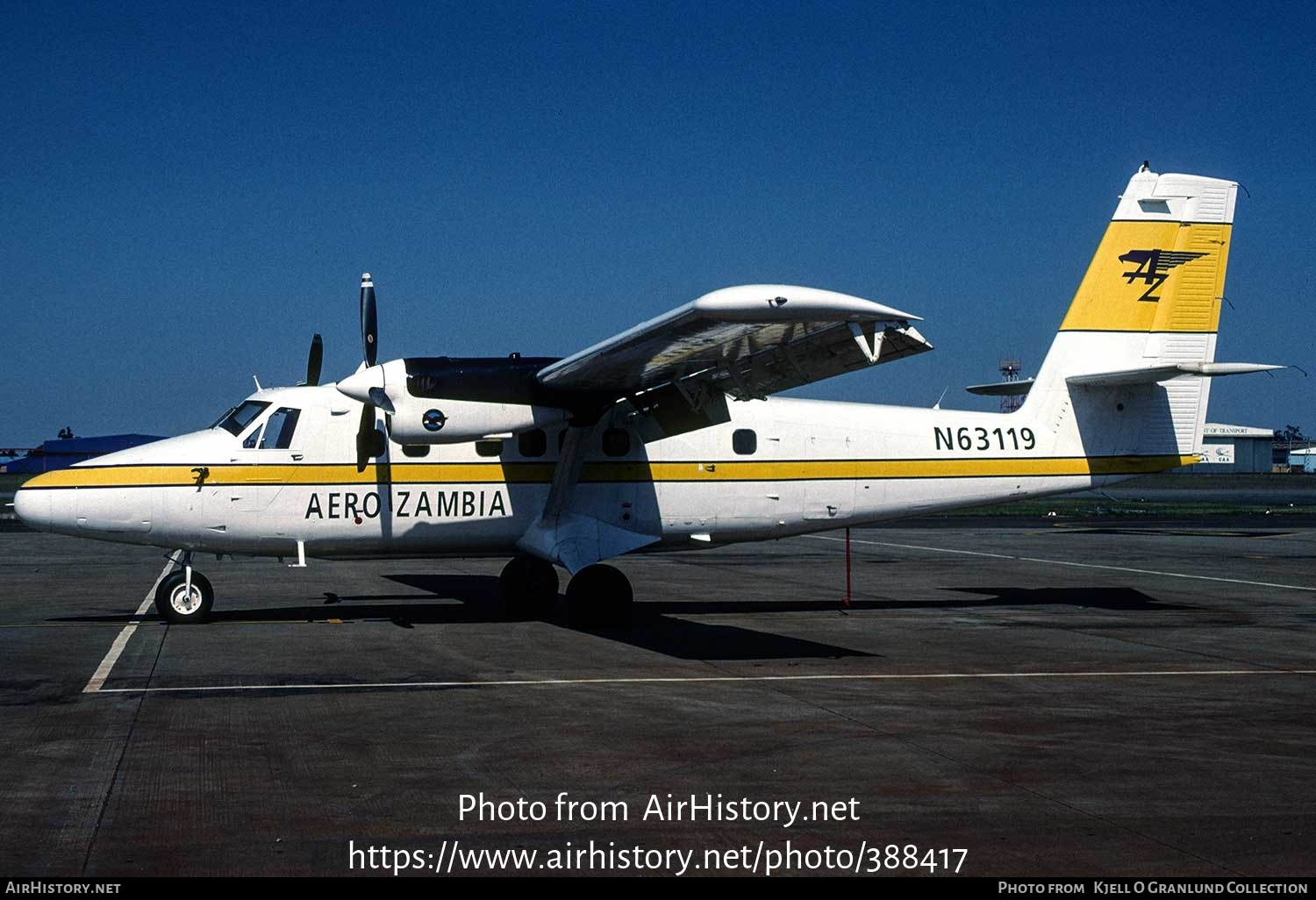 Aircraft Photo of N63119 | De Havilland Canada DHC-6-200 Twin Otter | Aero Zambia | AirHistory.net #388417