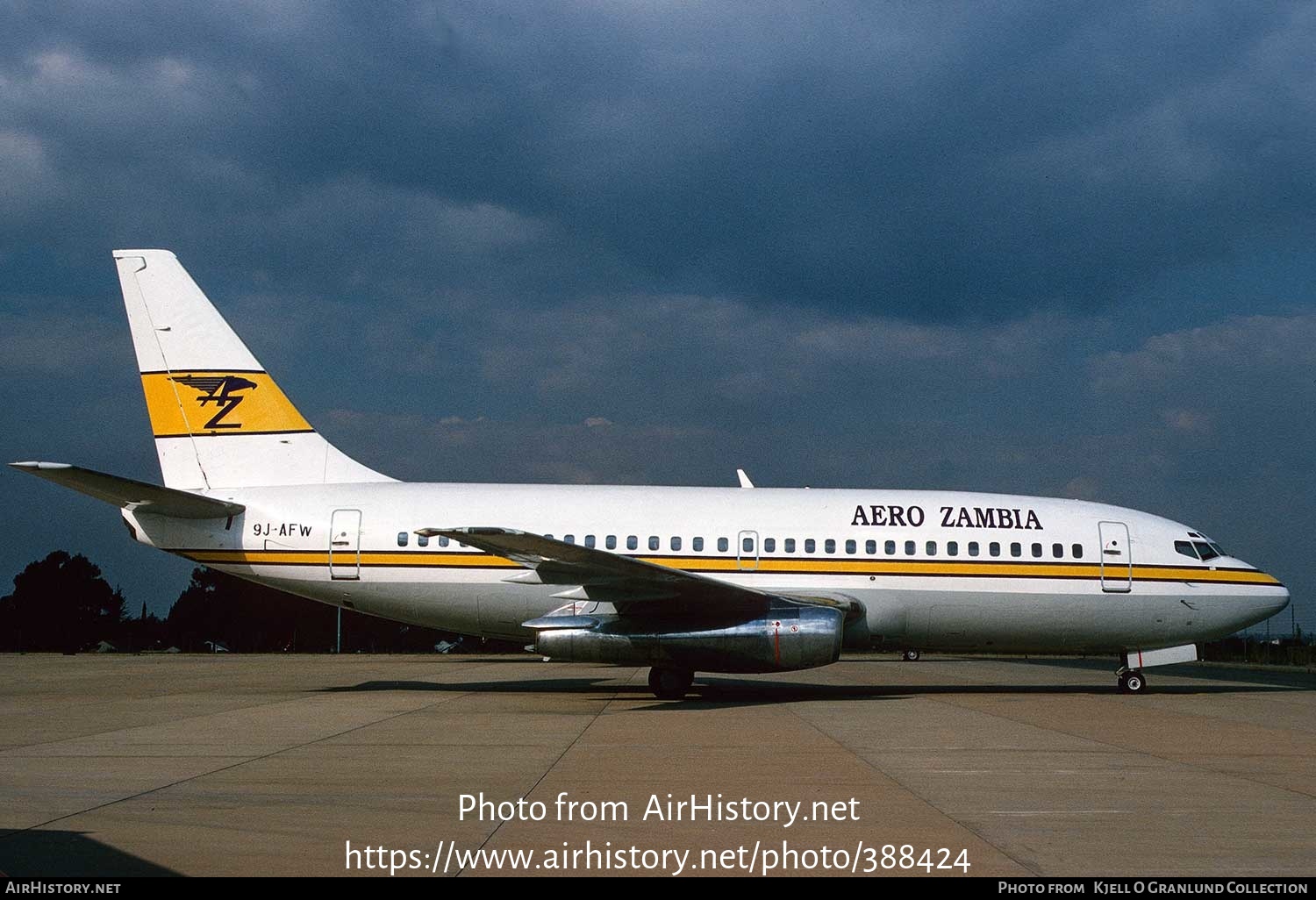 Aircraft Photo of 9J-AFW | Boeing 737-202C | Aero Zambia | AirHistory.net #388424