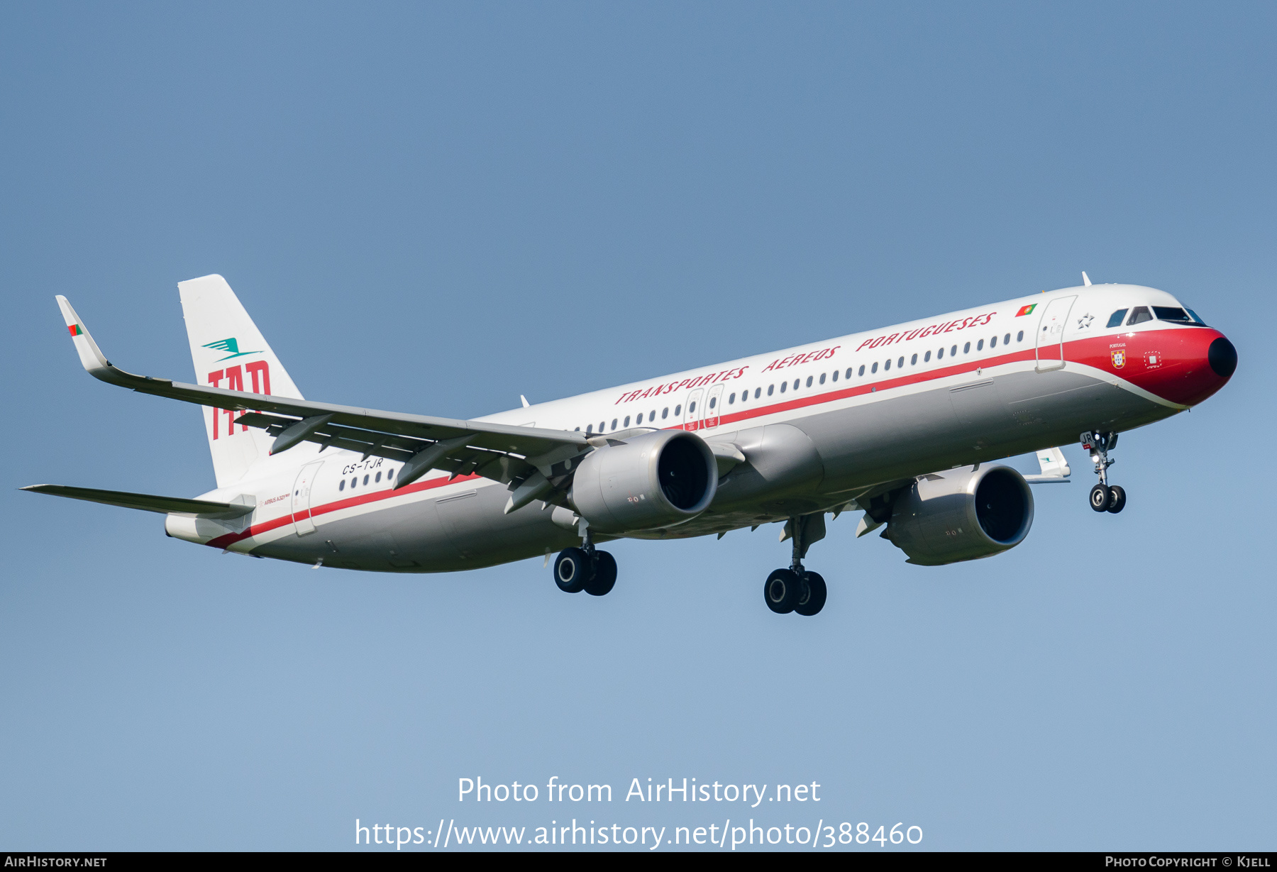 Aircraft Photo of CS-TJR | Airbus A321-251NX | TAP Air Portugal | TAP - Transportes Aéreos Portugueses | AirHistory.net #388460