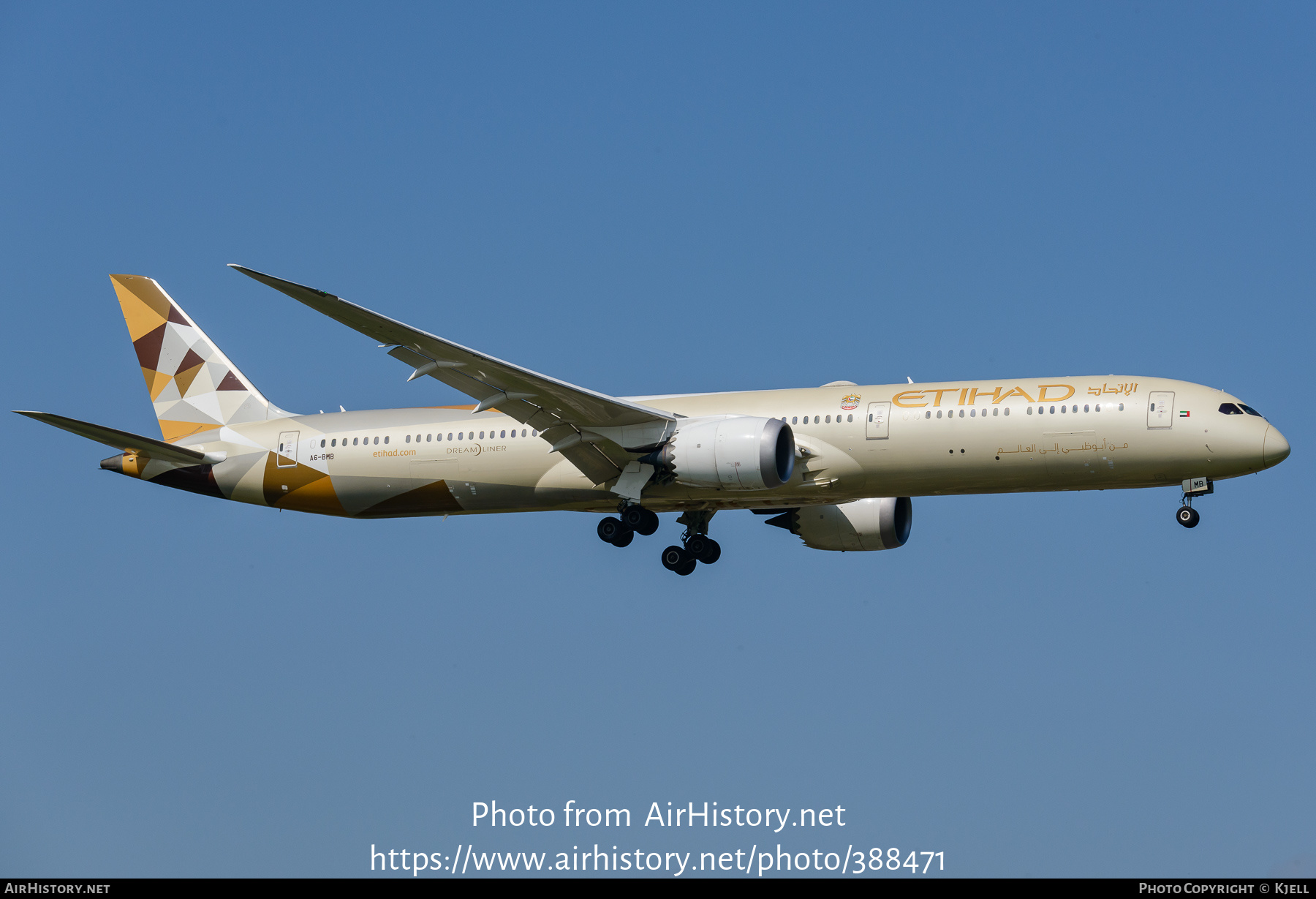 Aircraft Photo of A6-BMB | Boeing 787-10 Dreamliner | Etihad Airways | AirHistory.net #388471