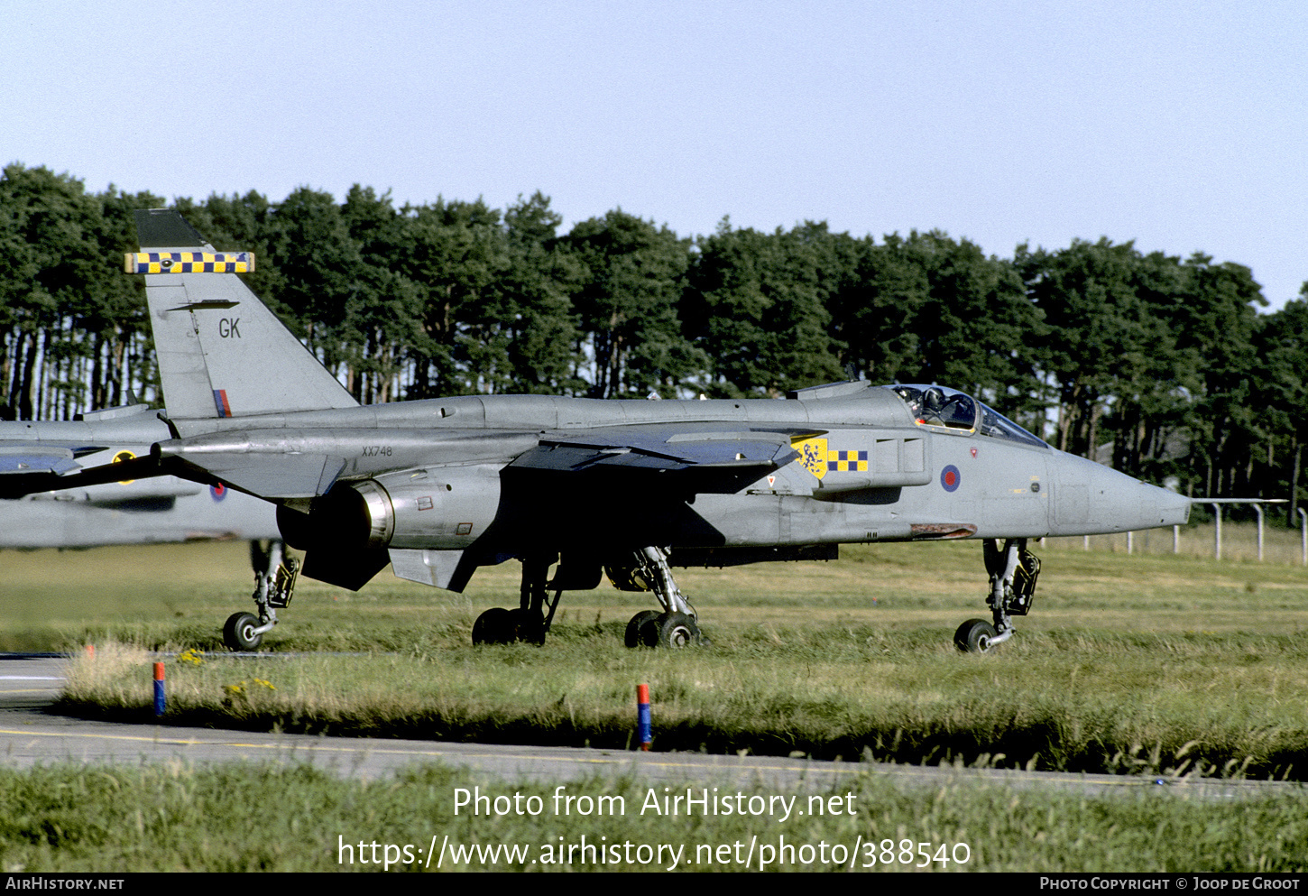 Aircraft Photo of XX748 | Sepecat Jaguar GR1A | UK - Air Force | AirHistory.net #388540