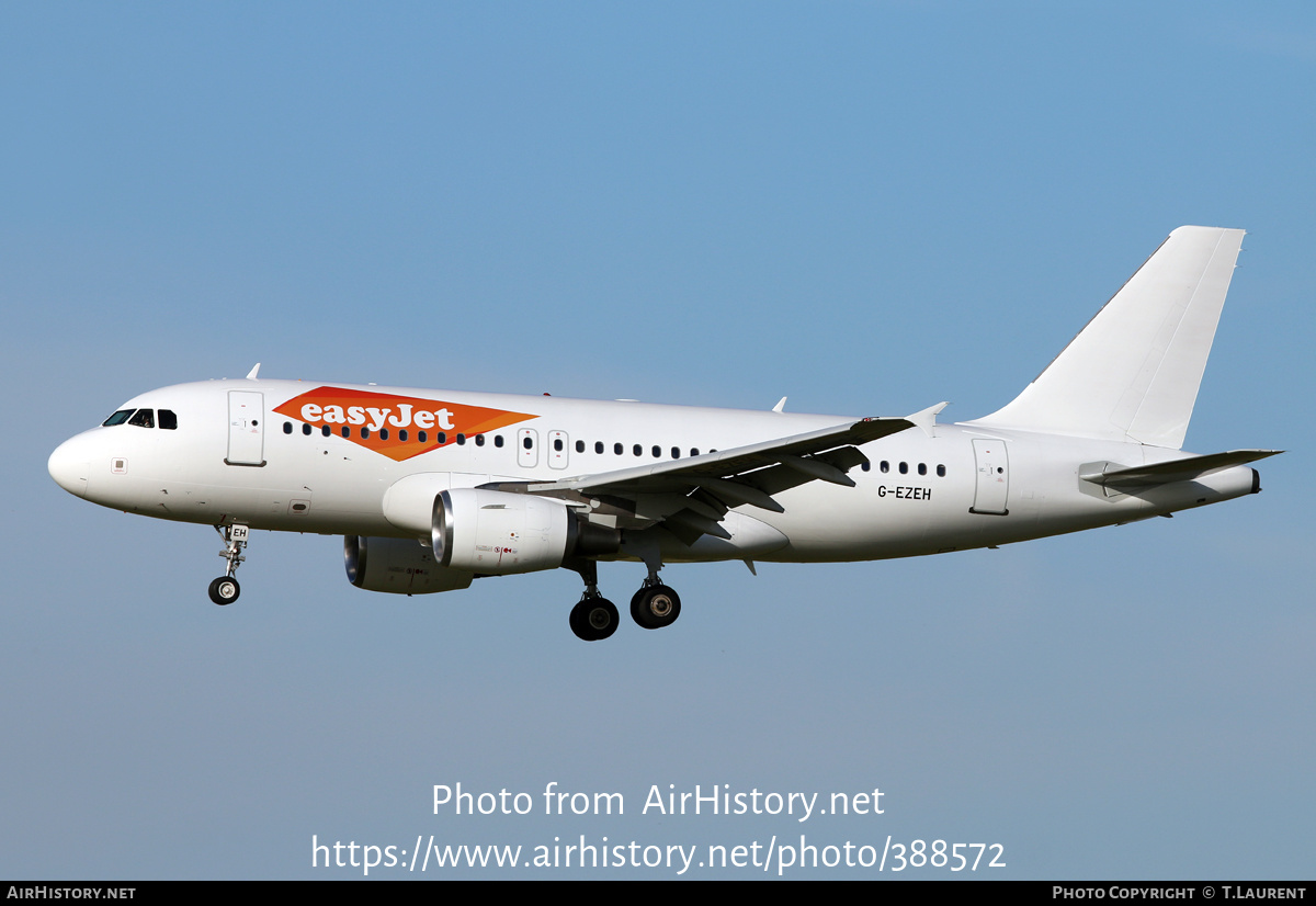 Aircraft Photo of G-EZEH | Airbus A319-111 | EasyJet | AirHistory.net #388572