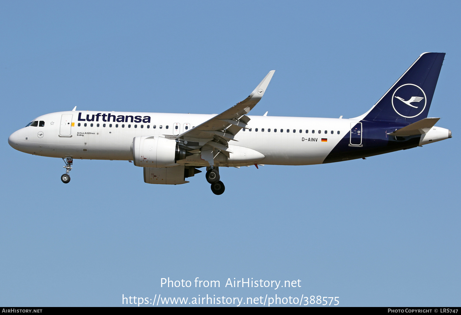 Aircraft Photo of D-AINV | Airbus A320-271N | Lufthansa | AirHistory.net #388575