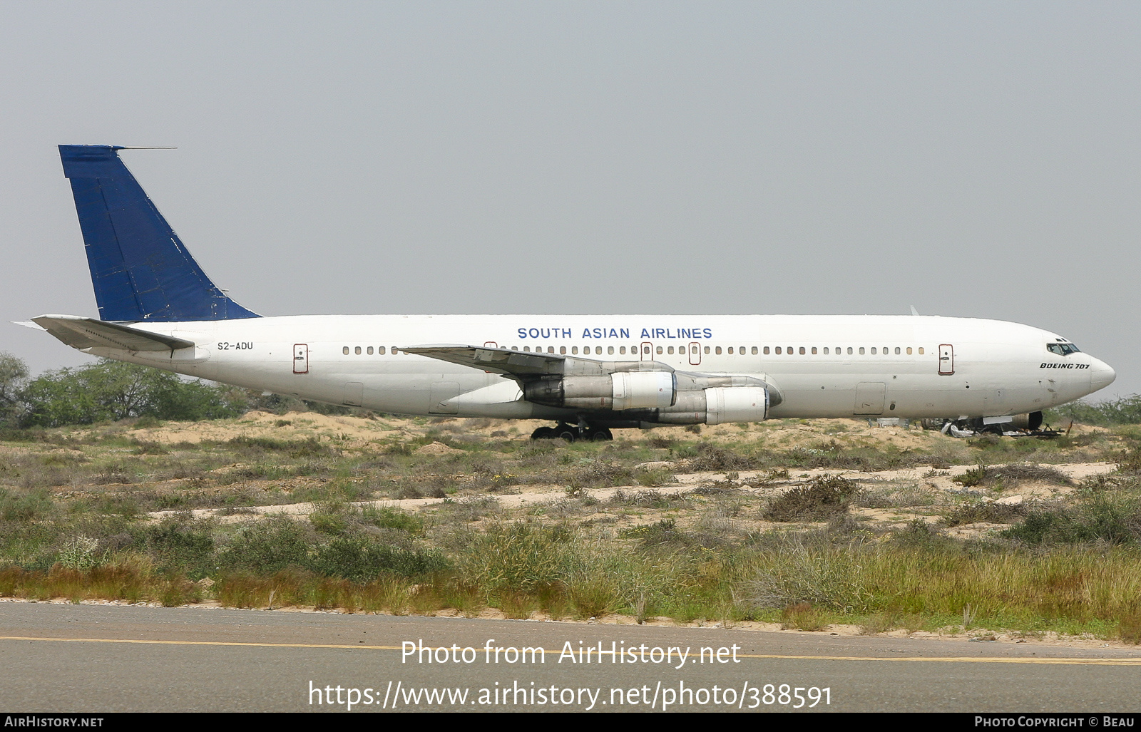 Aircraft Photo of S2-ADU | Boeing 707-3K1C | South Asian Airlines | AirHistory.net #388591