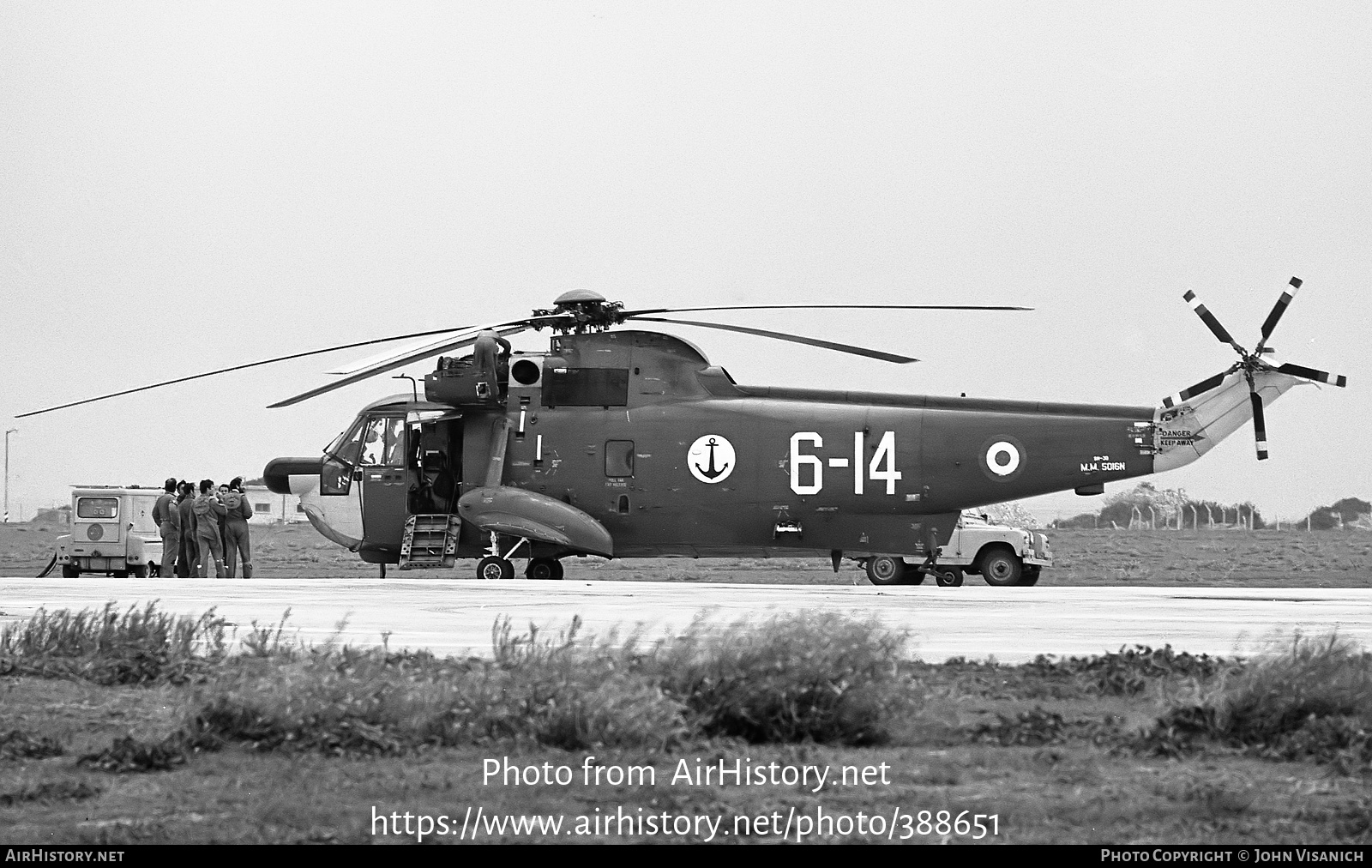 Aircraft Photo of MM5016N | Agusta SH-3D Sea King (AS-61) | Italy - Navy | AirHistory.net #388651