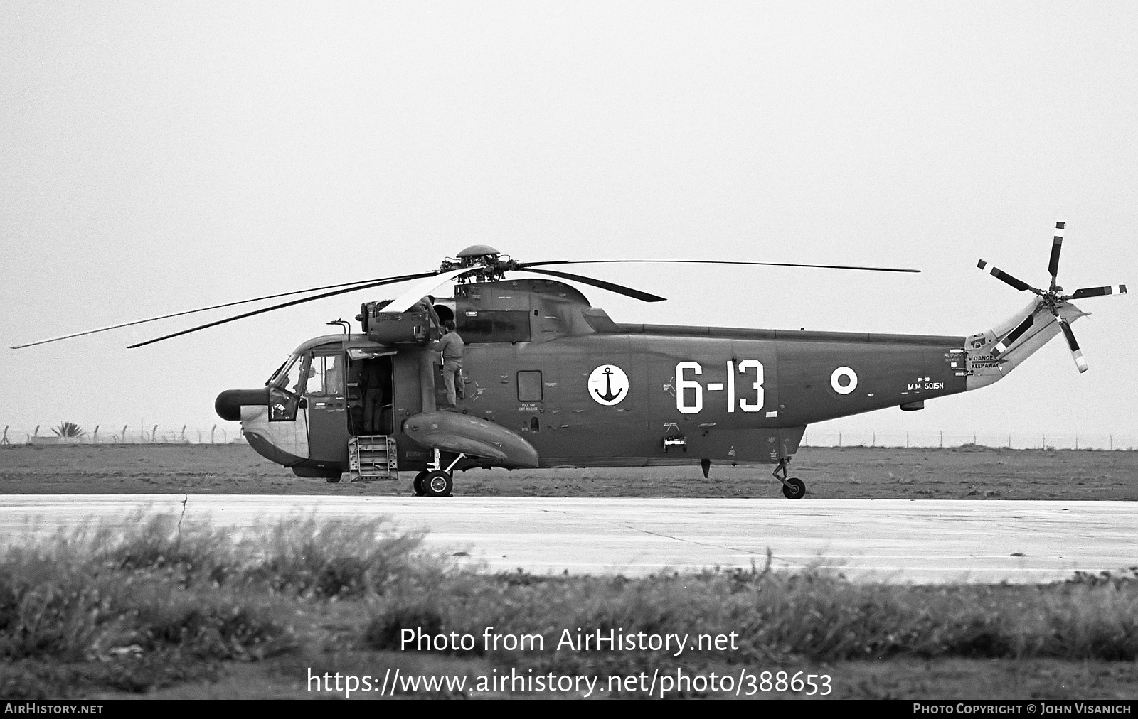 Aircraft Photo of MM5015N | Agusta SH-3D Sea King (AS-61) | Italy - Navy | AirHistory.net #388653