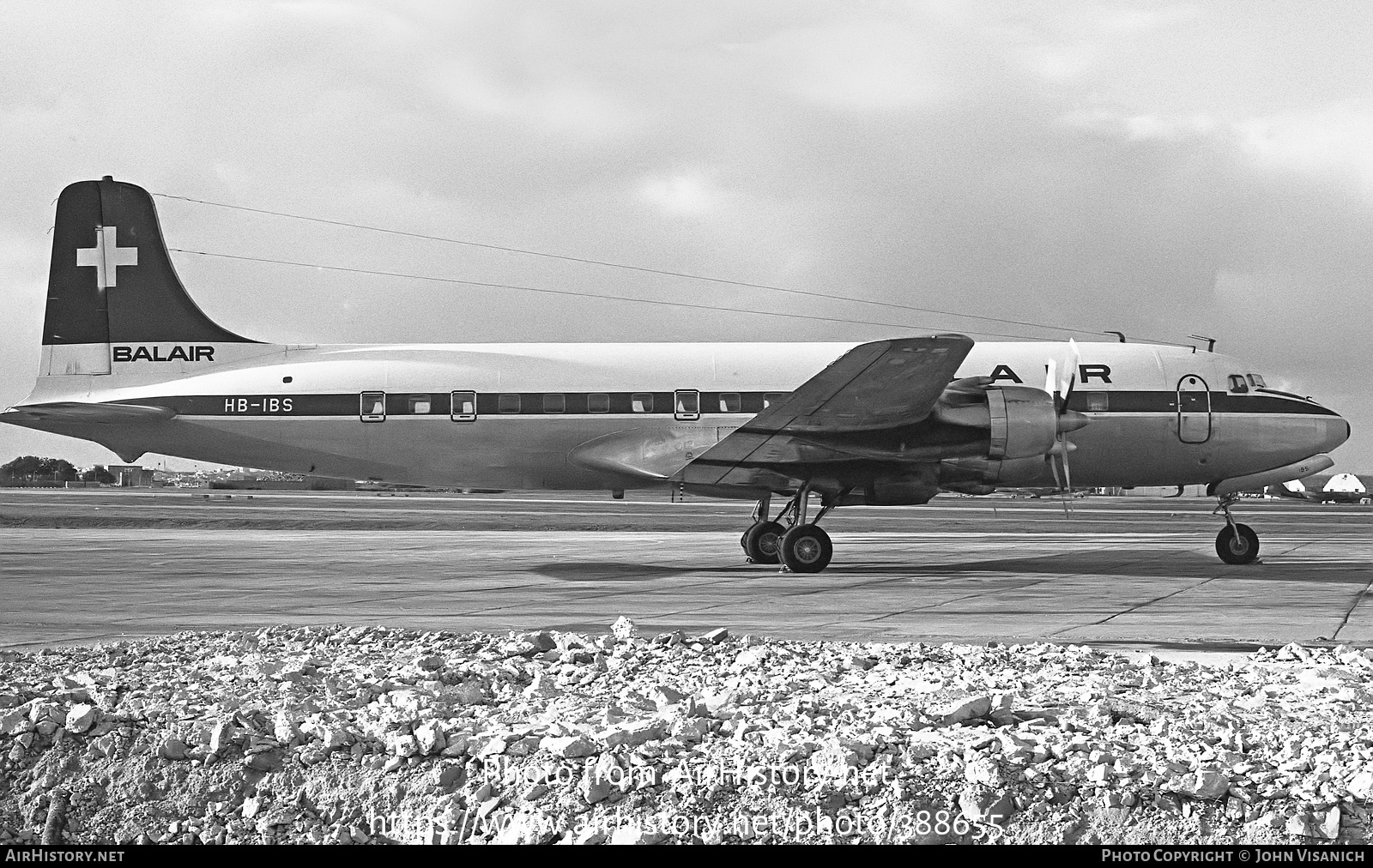 Aircraft Photo of HB-IBS | Douglas DC-6C | Balair | AirHistory.net #388655