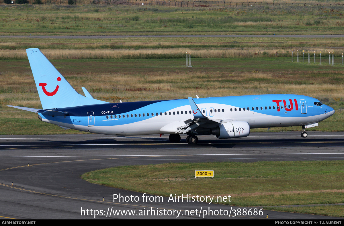 Aircraft Photo of OO-TUK | Boeing 737-86J | TUI | AirHistory.net #388686