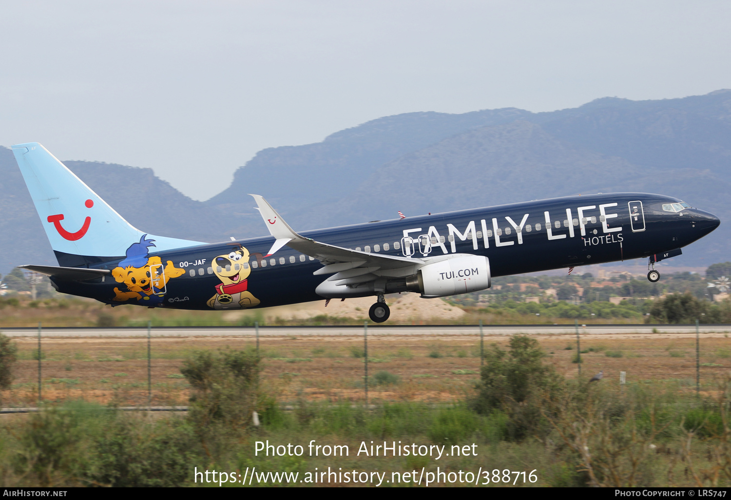 Aircraft Photo of OO-JAF | Boeing 737-8K5 | TUI | AirHistory.net #388716