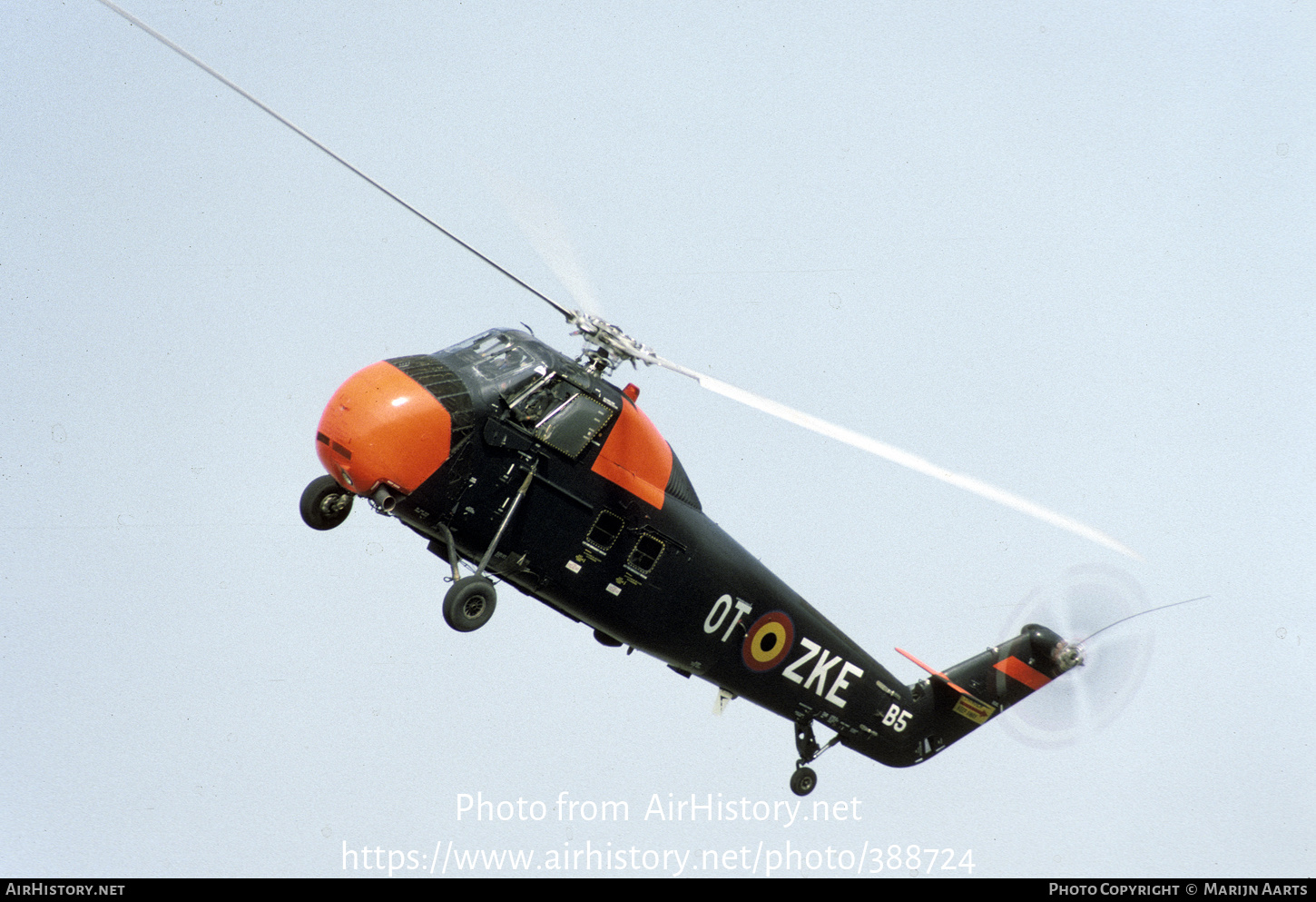 Aircraft Photo of B5 / OT-ZKE | Sikorsky HSS-1 | Belgium - Air Force | AirHistory.net #388724