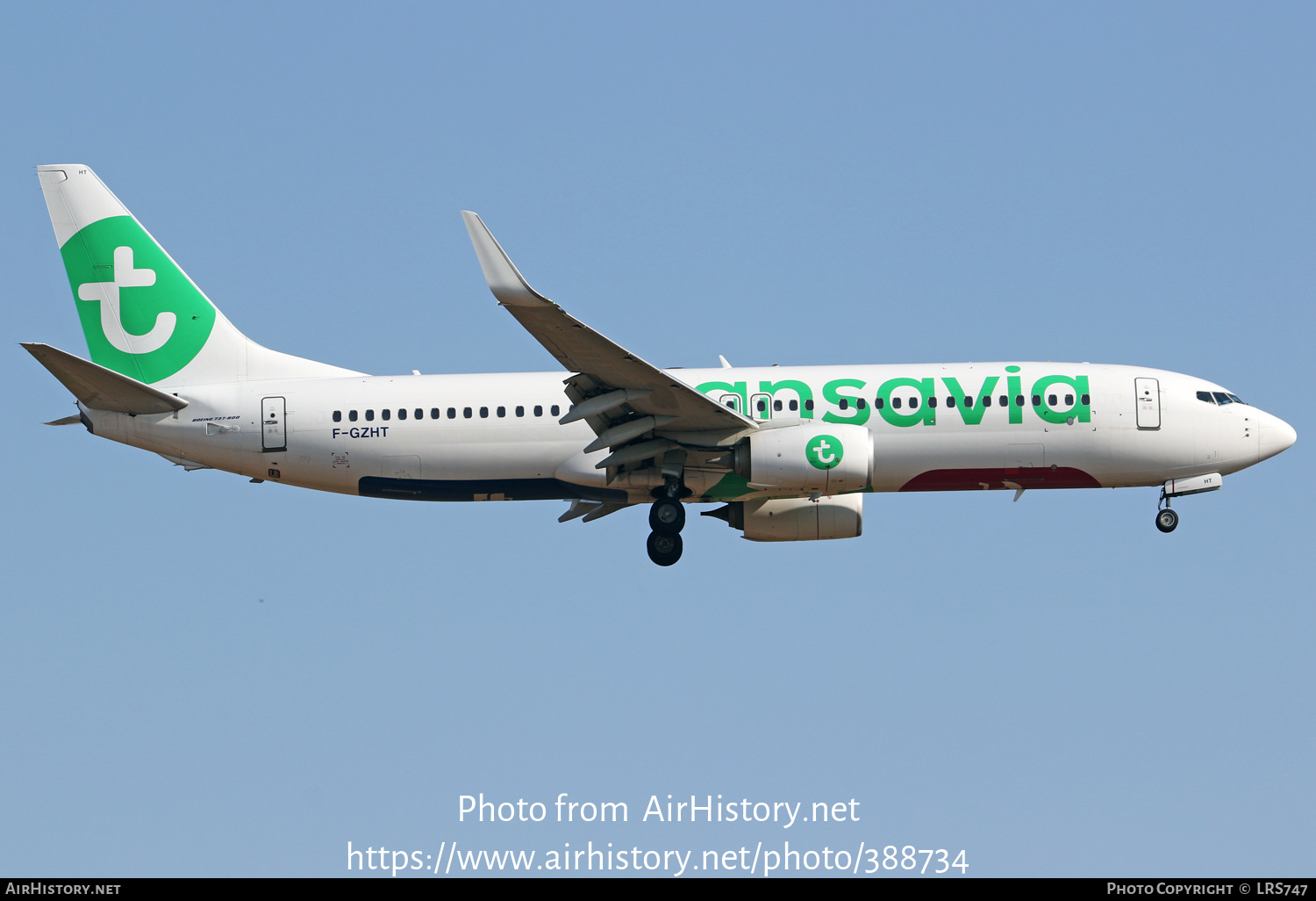 Aircraft Photo of F-GZHT | Boeing 737-8K2 | Transavia | AirHistory.net #388734