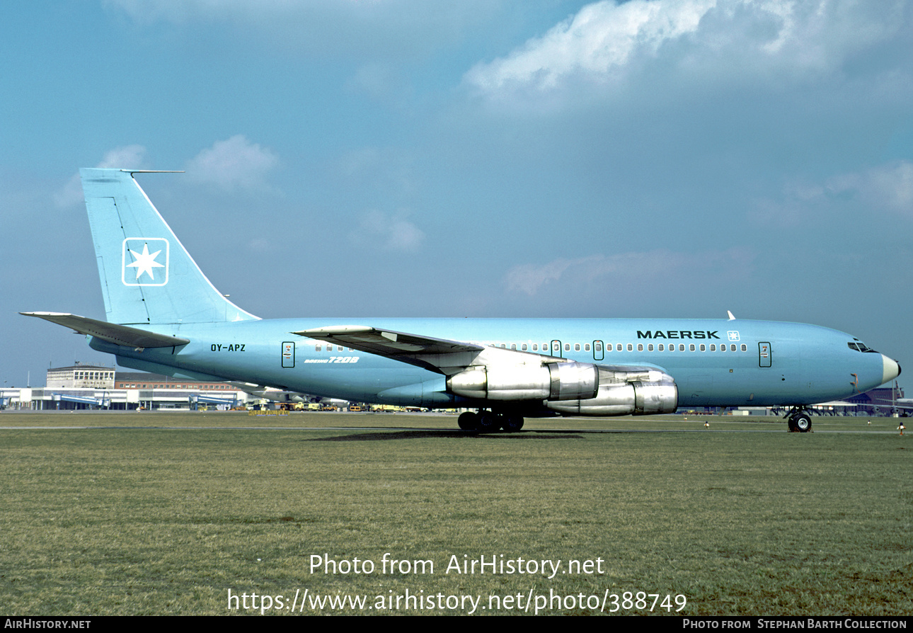 Aircraft Photo of OY-APZ | Boeing 720-051B | Maersk Air | AirHistory.net #388749