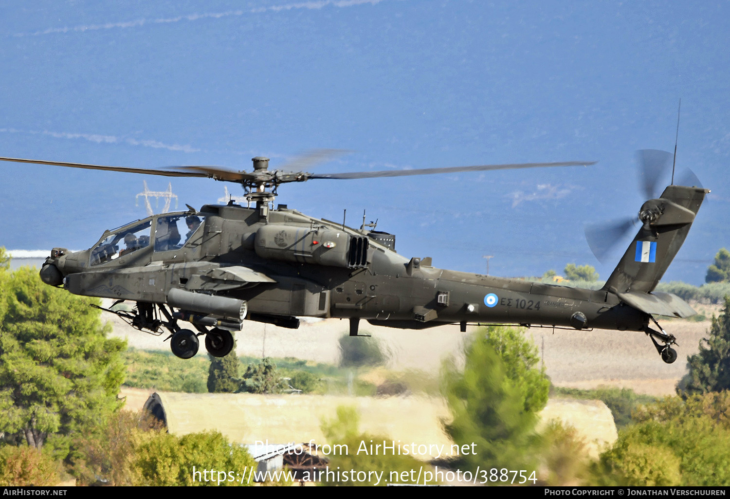 Aircraft Photo of ES1024 | Boeing AH-64DHA Apache Longbow | Greece - Army | AirHistory.net #388754