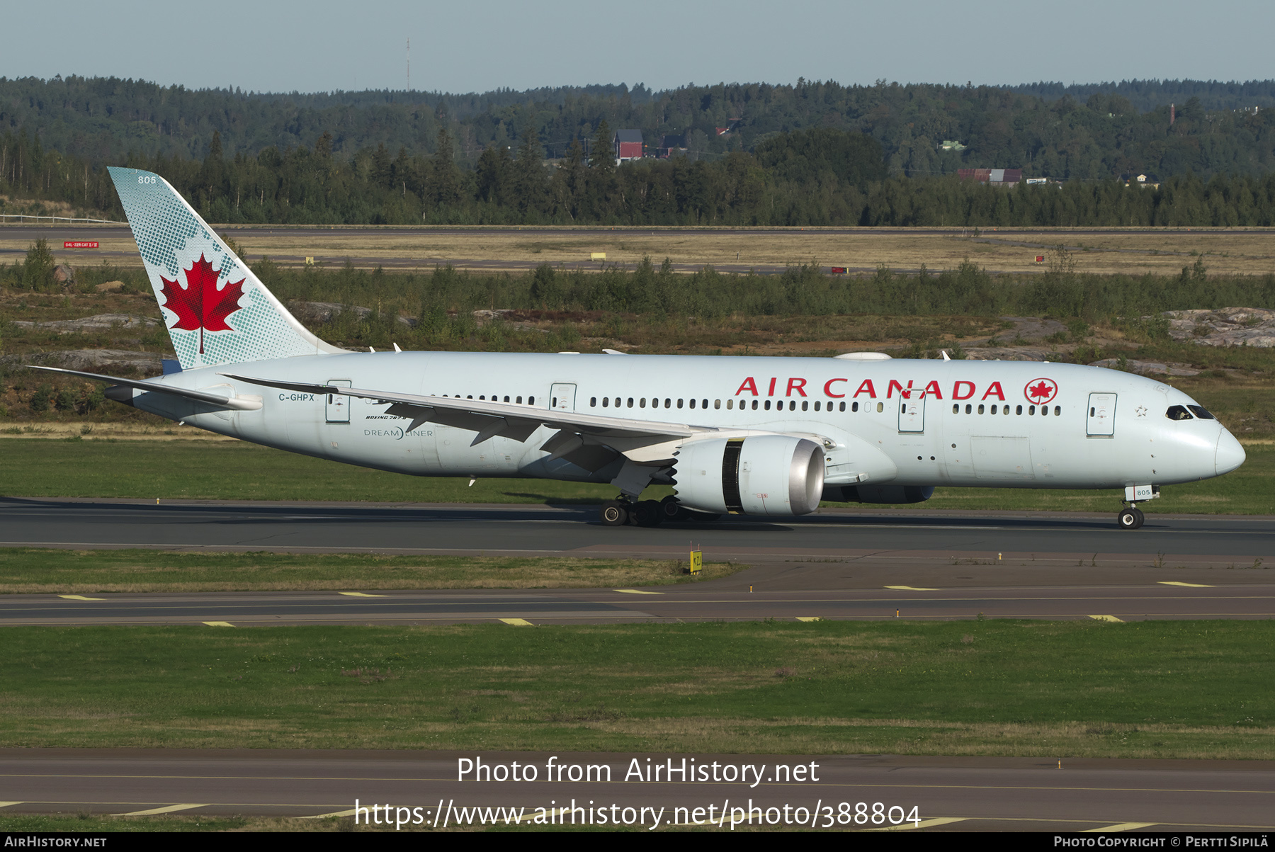 Aircraft Photo of C-GHPX | Boeing 787-8 Dreamliner | Air Canada | AirHistory.net #388804