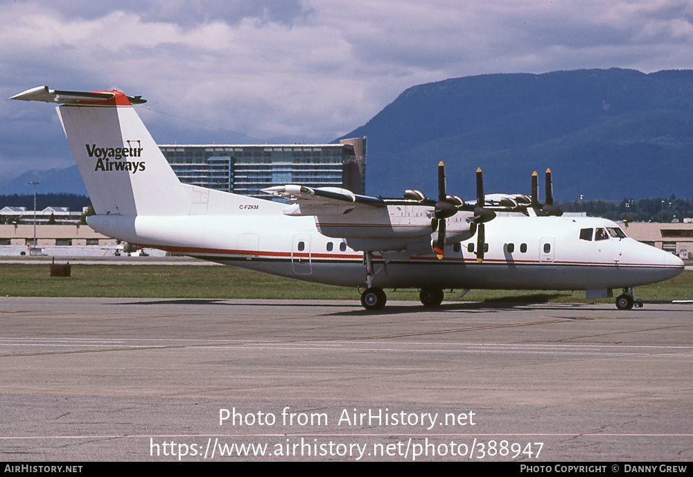 Aircraft Photo of C-FZKM | De Havilland Canada DHC-7-102 Dash 7 | Voyageur Airways | AirHistory.net #388947