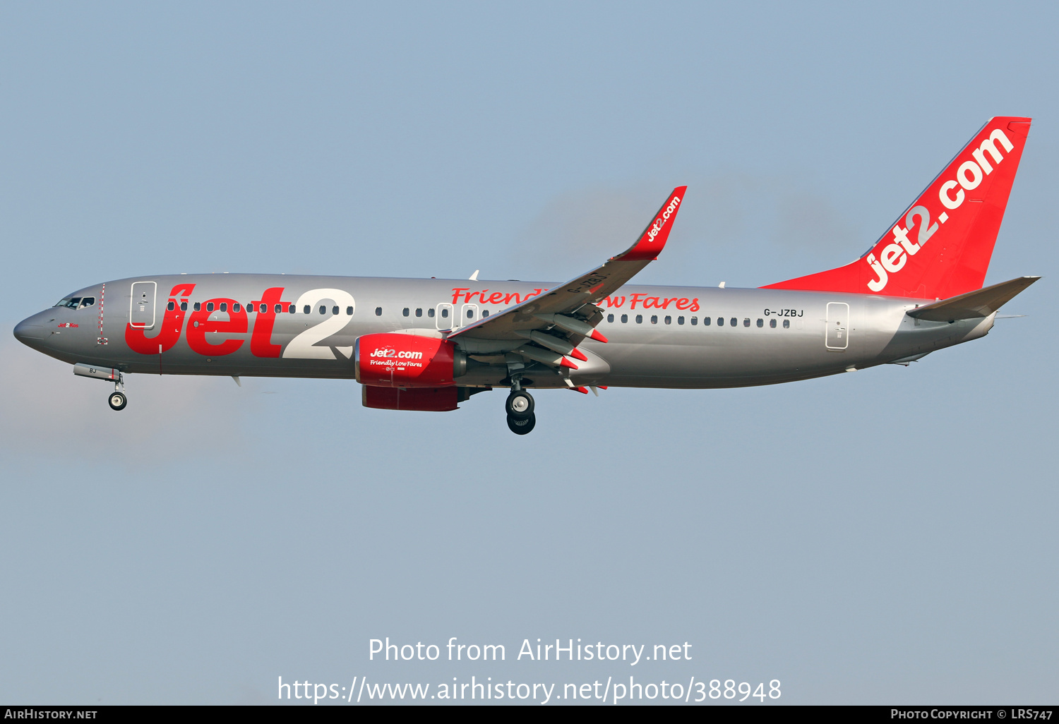 Aircraft Photo of G-JZBJ | Boeing 737-800 | Jet2 | AirHistory.net #388948