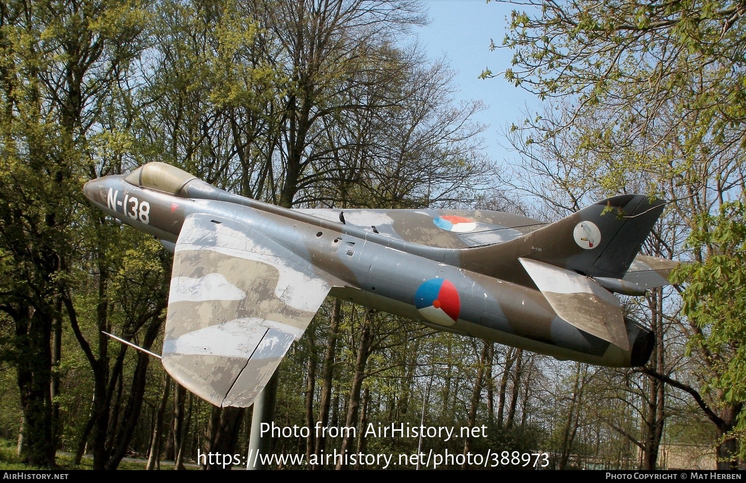 Aircraft Photo of N-138 | Hawker Hunter F4 | Netherlands - Air Force | AirHistory.net #388973