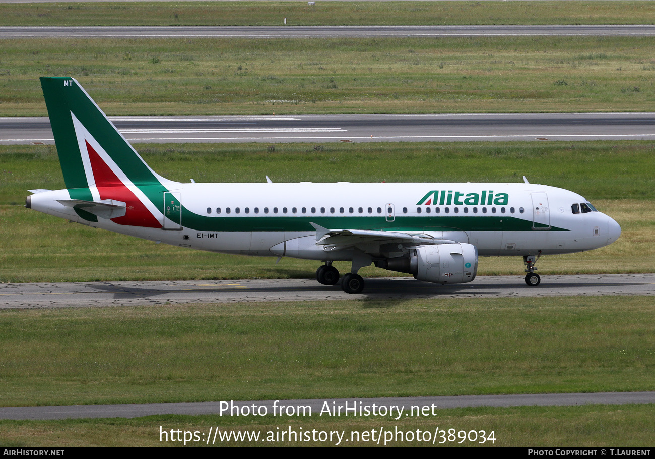 Aircraft Photo of EI-IMT | Airbus A319-111 | Alitalia | AirHistory.net #389034