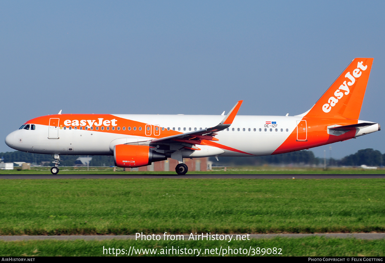 Aircraft Photo of OE-IZF | Airbus A320-214 | EasyJet | AirHistory.net #389082