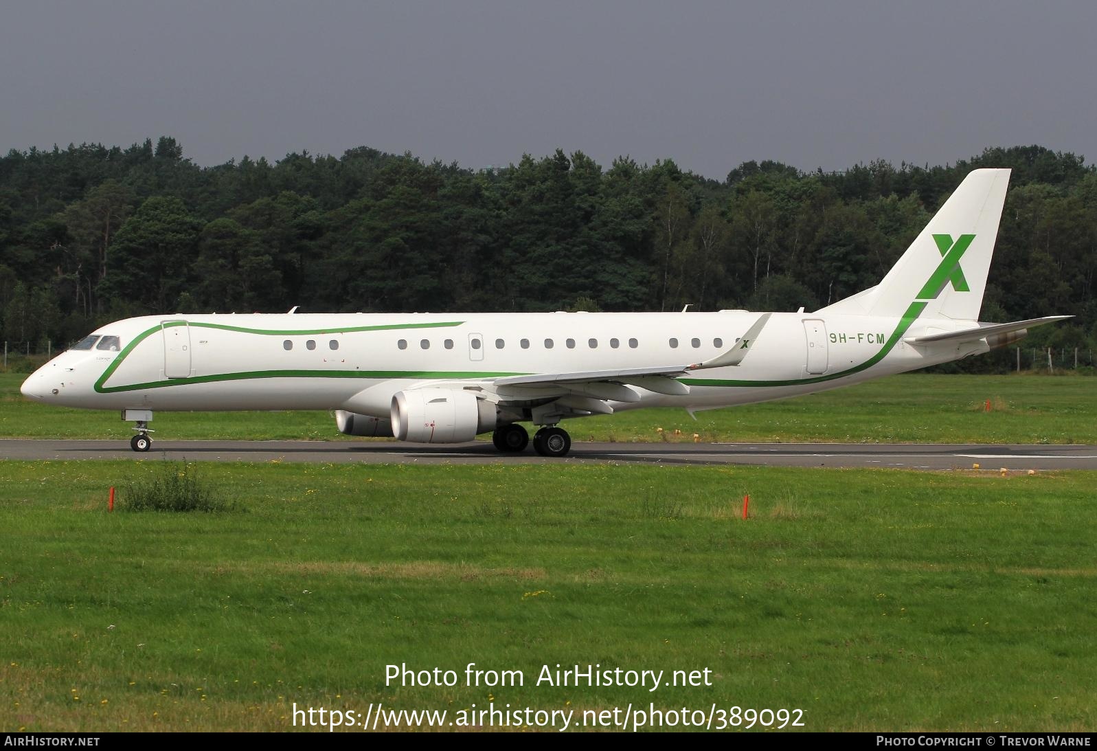 Aircraft Photo of 9H-FCM | Embraer Lineage 1000 (ERJ-190-100ECJ) | AirX Charter | AirHistory.net #389092