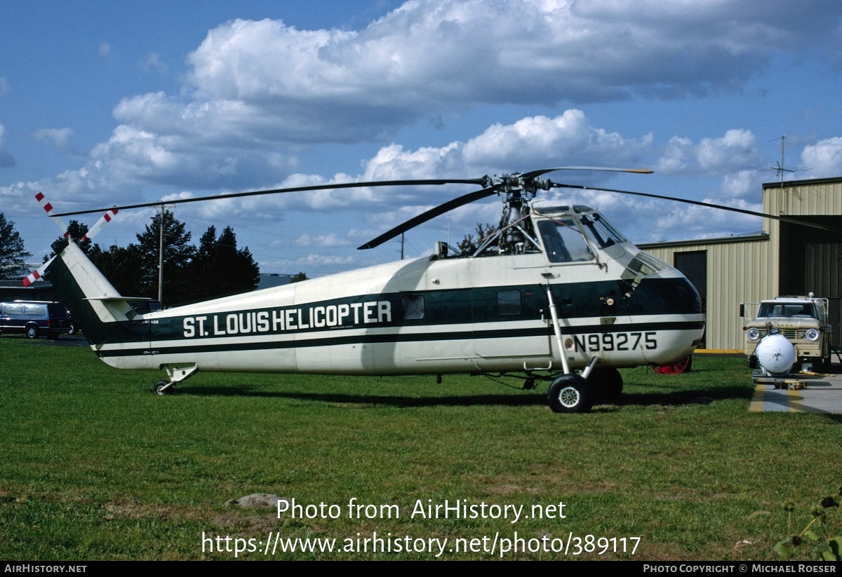 Aircraft Photo of N99275 | Sikorsky S-58E | St. Louis Helicopter Airways | AirHistory.net #389117