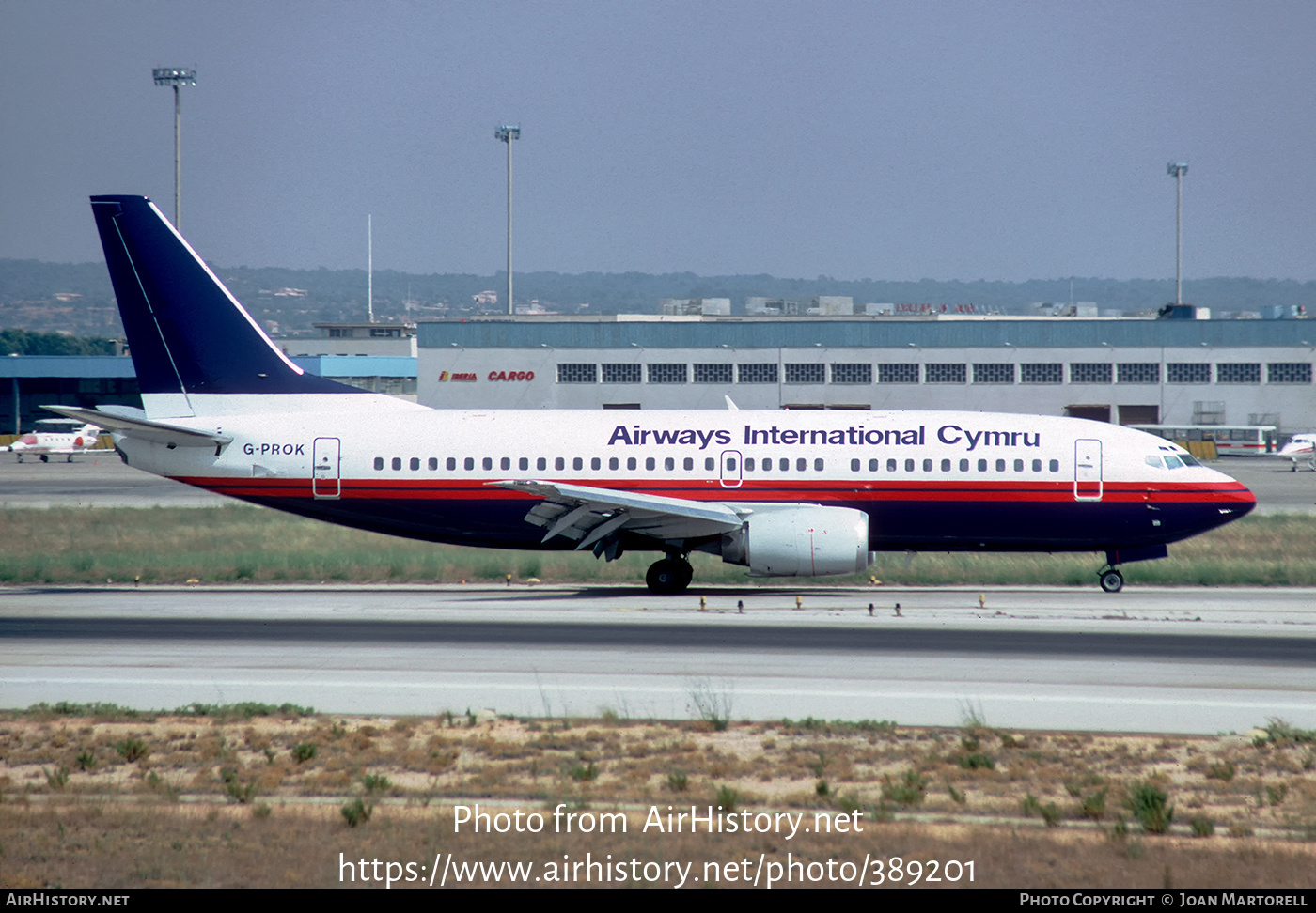 Aircraft Photo of G-PROK | Boeing 737-3Q8 | Airways International Cymru | AirHistory.net #389201