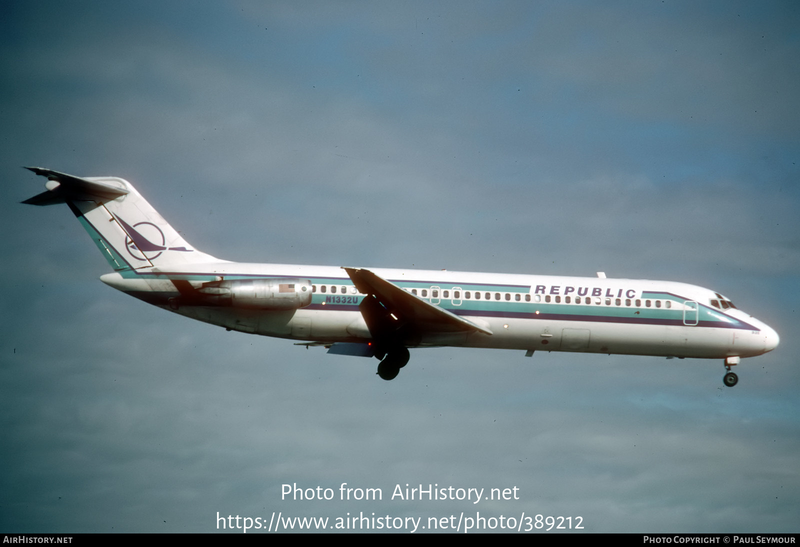 Aircraft Photo of N1332U | McDonnell Douglas DC-9-31 | Republic Airlines | AirHistory.net #389212