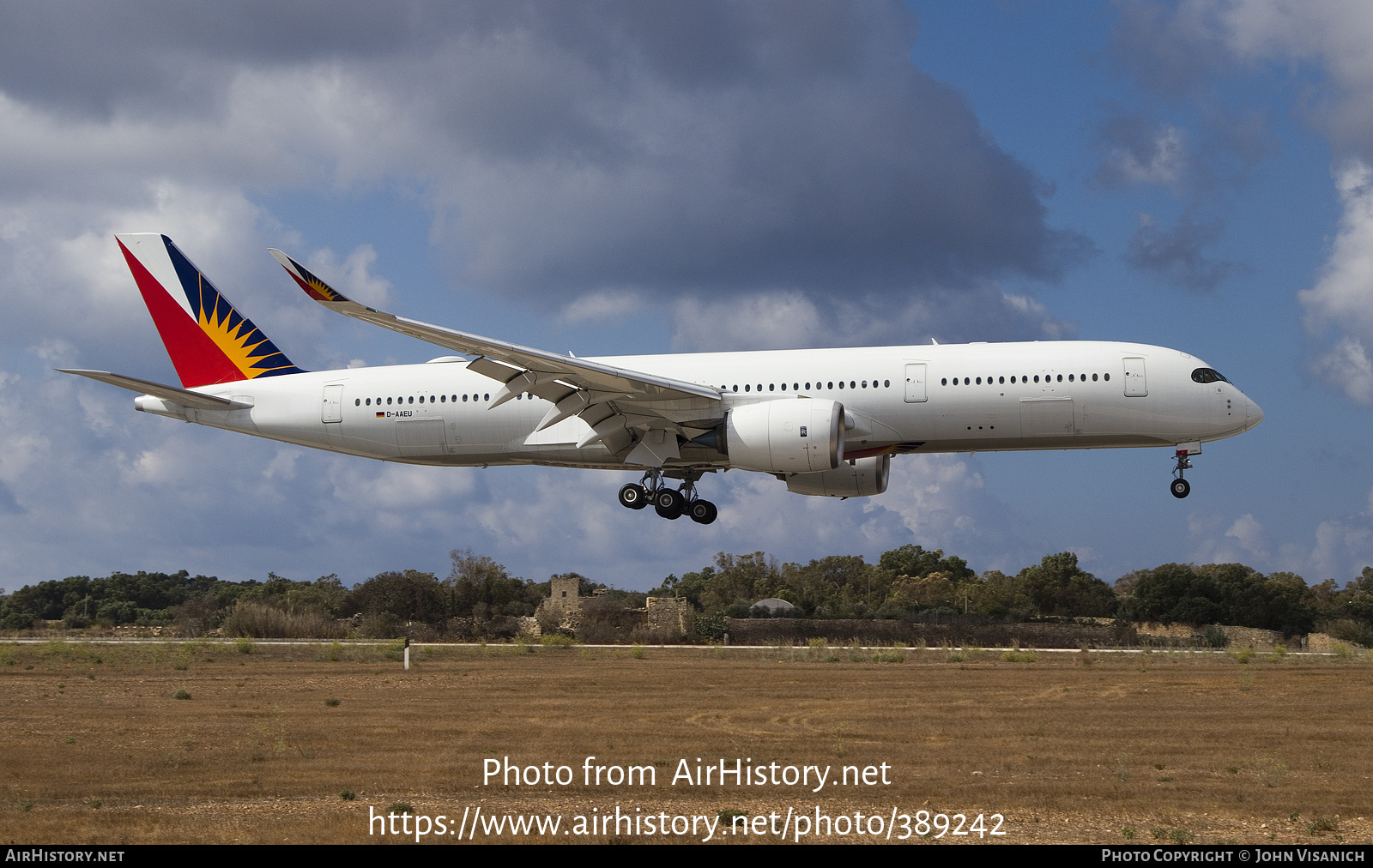 Aircraft Photo of D-AAEU | Airbus A350-941 | AirHistory.net #389242