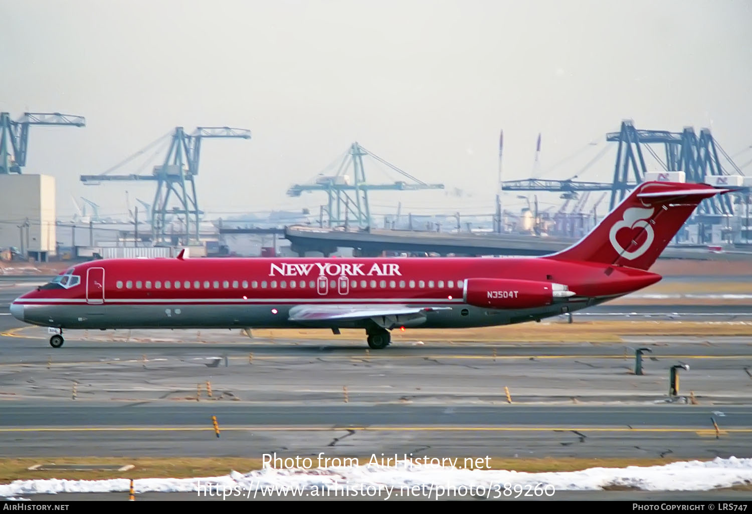 Aircraft Photo of N3504T | McDonnell Douglas DC-9-32 | New York Air | AirHistory.net #389260