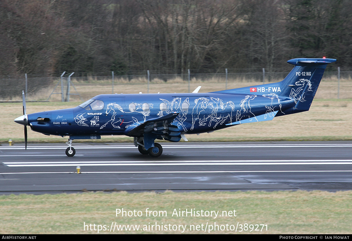 Aircraft Photo of HB-FWA | Pilatus PC-12NG (PC-12/47E) | Pilatus | AirHistory.net #389271