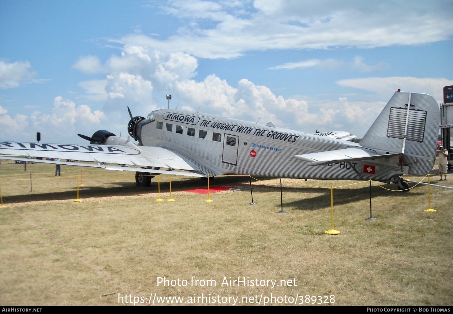 Aircraft Photo of HB-HOT | Junkers Ju 52/3m ge | Ju-Air | AirHistory.net #389328