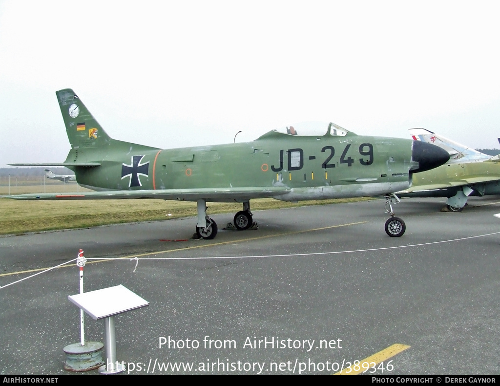 Aircraft Photo of JD-249 | North American F-86K Sabre | Germany - Air Force | AirHistory.net #389346