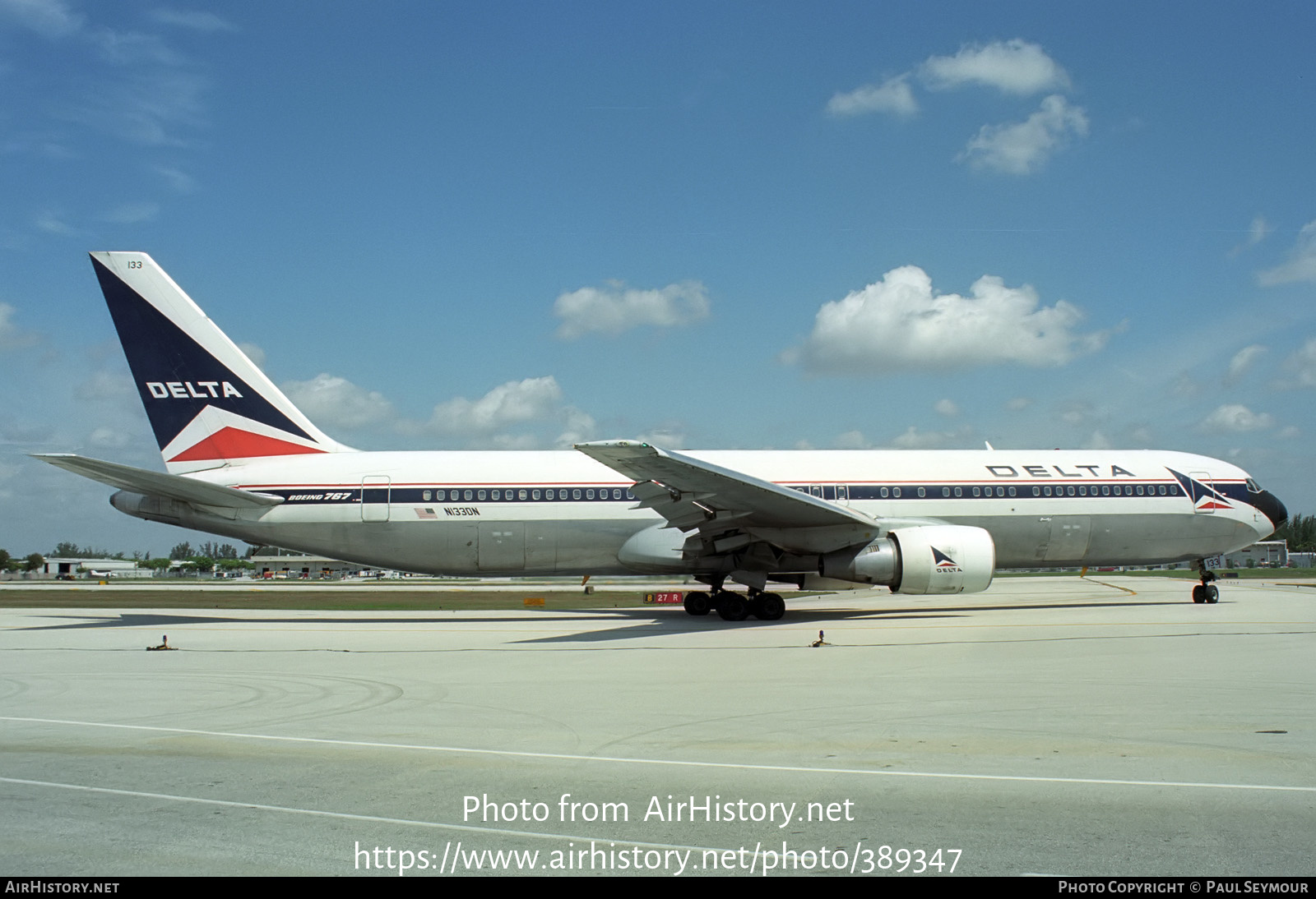 Aircraft Photo of N133DN | Boeing 767-332 | Delta Air Lines | AirHistory.net #389347