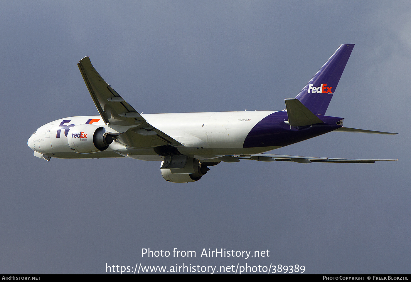 Aircraft Photo of N861FD | Boeing 777-FS2 | FedEx Express - Federal Express | AirHistory.net #389389