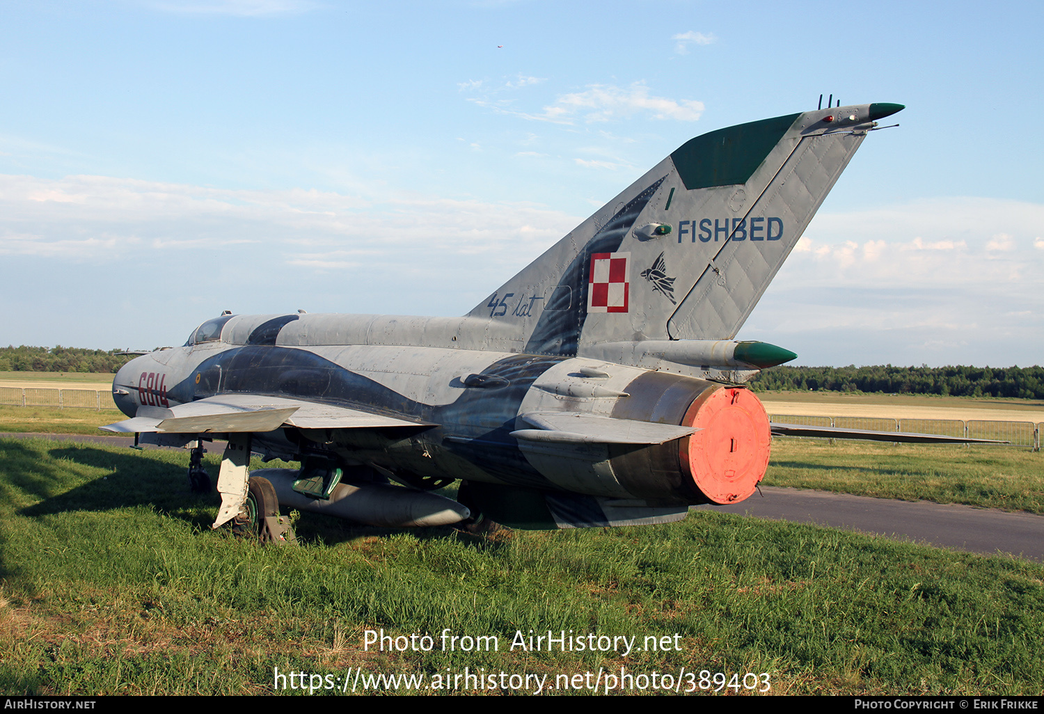 Aircraft Photo of 6814 | Mikoyan-Gurevich MiG-21MF | Poland - Air Force | AirHistory.net #389403