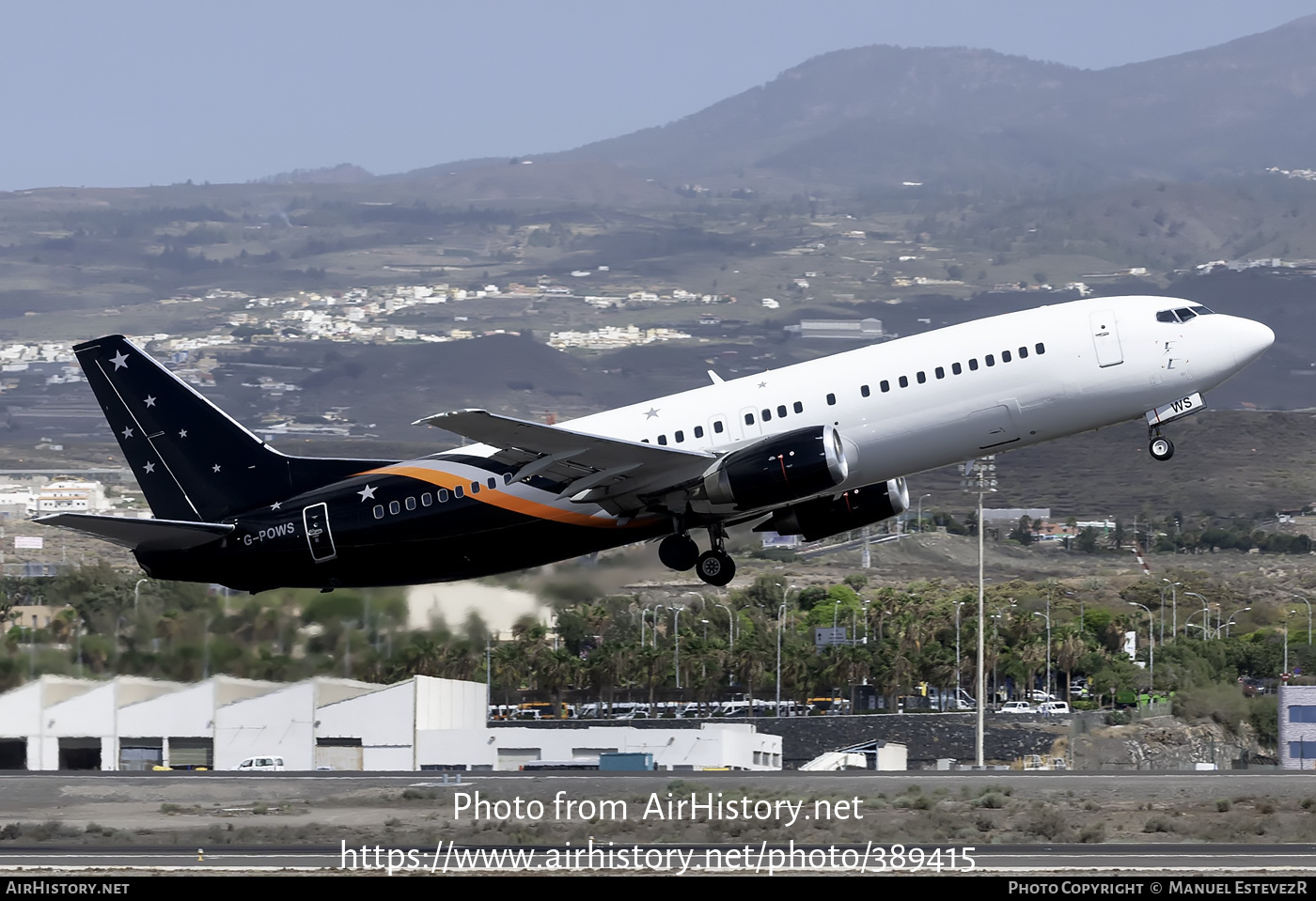 Aircraft Photo of G-POWS | Boeing 737-436/SF | Titan Airways | AirHistory.net #389415