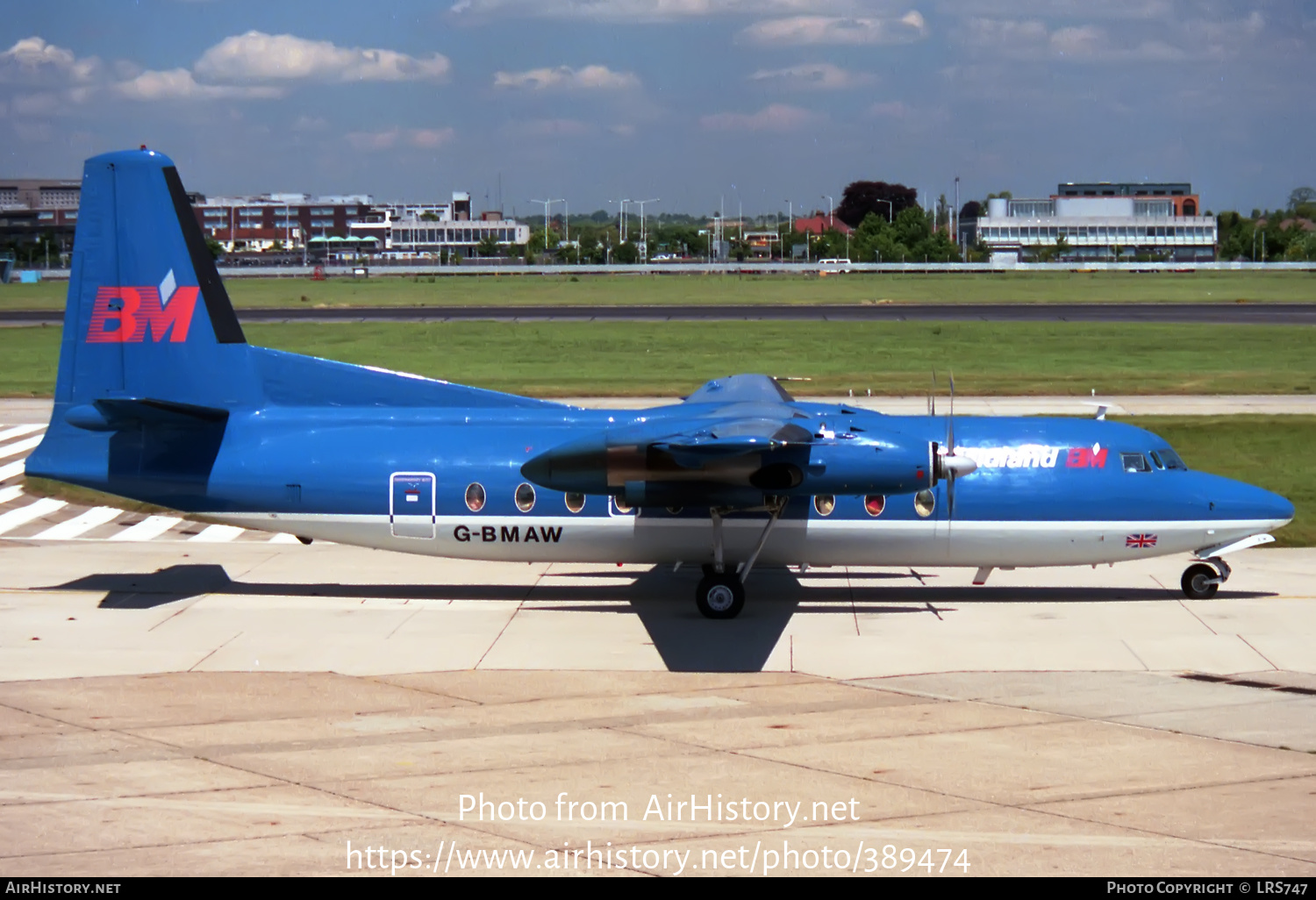 Aircraft Photo of G-BMAW | Fokker F27-200 Friendship | British Midland Airways - BMA | AirHistory.net #389474