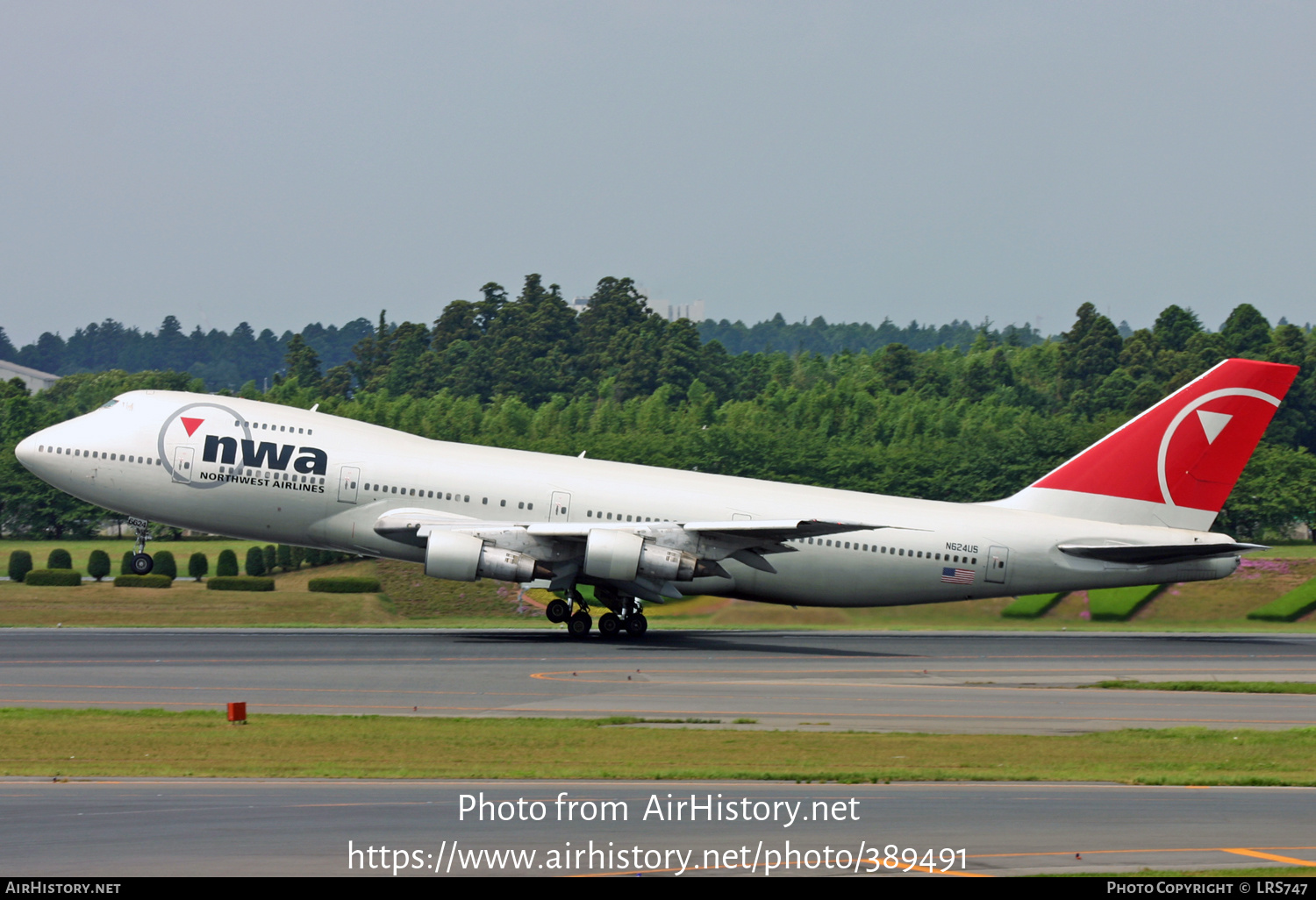 Aircraft Photo of N624US | Boeing 747-251B | Northwest Airlines | AirHistory.net #389491