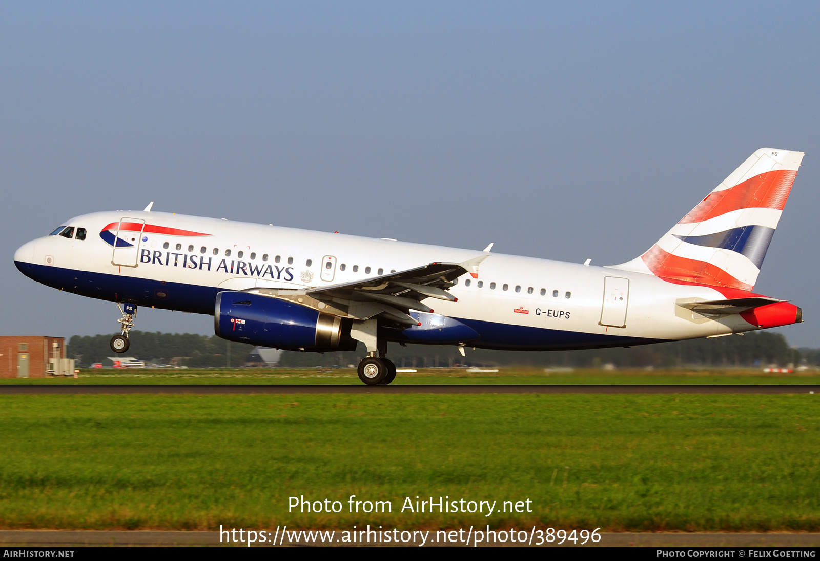 Aircraft Photo of G-EUPS | Airbus A319-131 | British Airways | AirHistory.net #389496