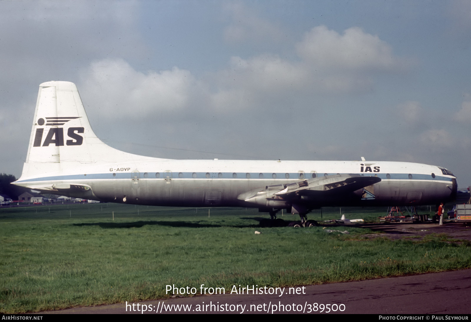 Aircraft Photo of G-AOVP | Bristol 175 Britannia 312F | IAS Cargo Airlines - International Aviation Services | AirHistory.net #389500