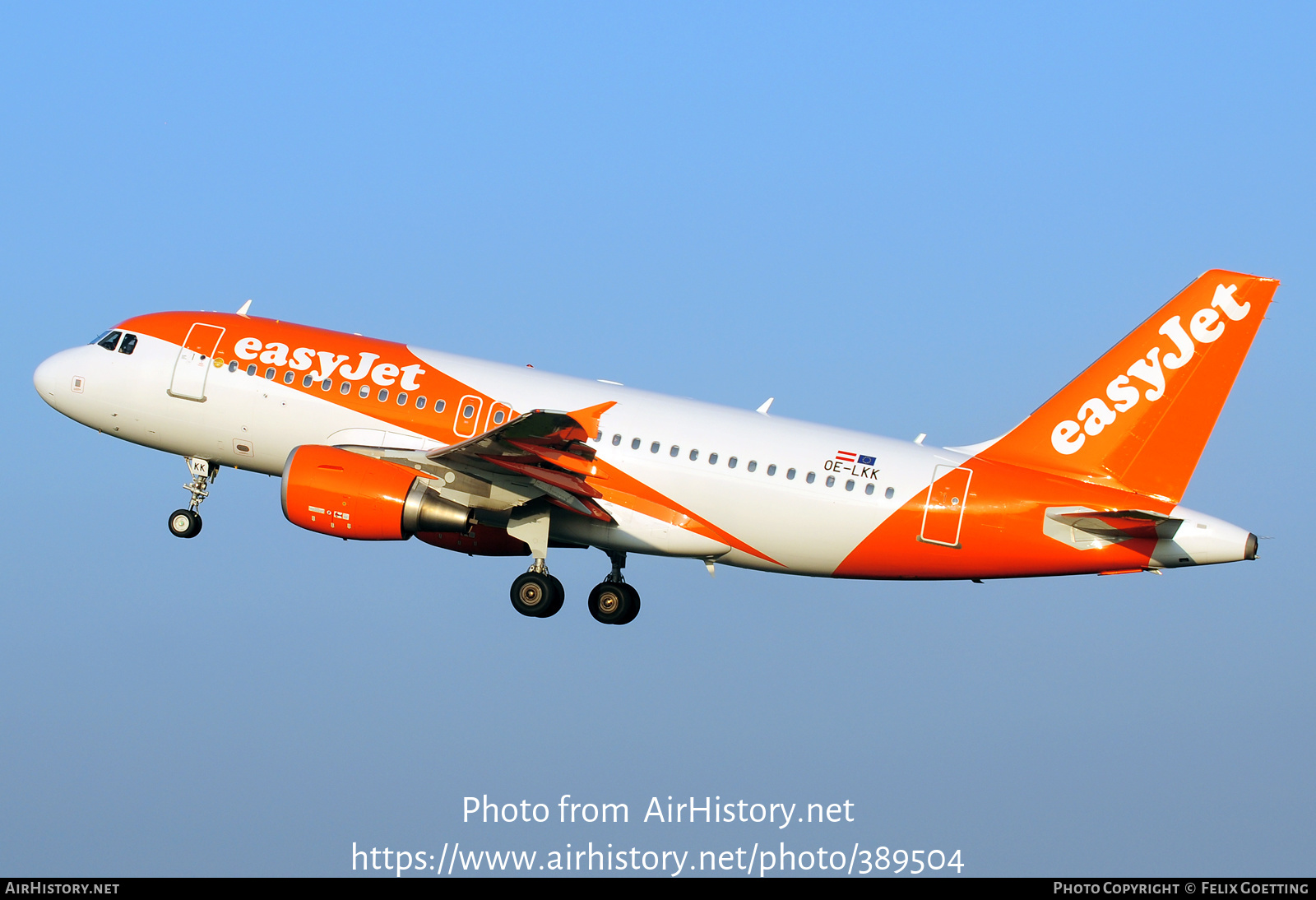 Aircraft Photo of OE-LKK | Airbus A319-111 | EasyJet | AirHistory.net #389504