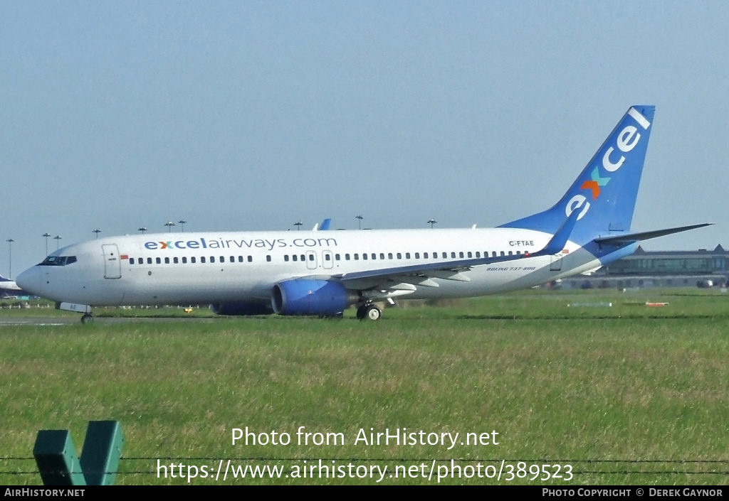 Aircraft Photo of C-FTAE | Boeing 737-8Q8 | Excel Airways | AirHistory.net #389523