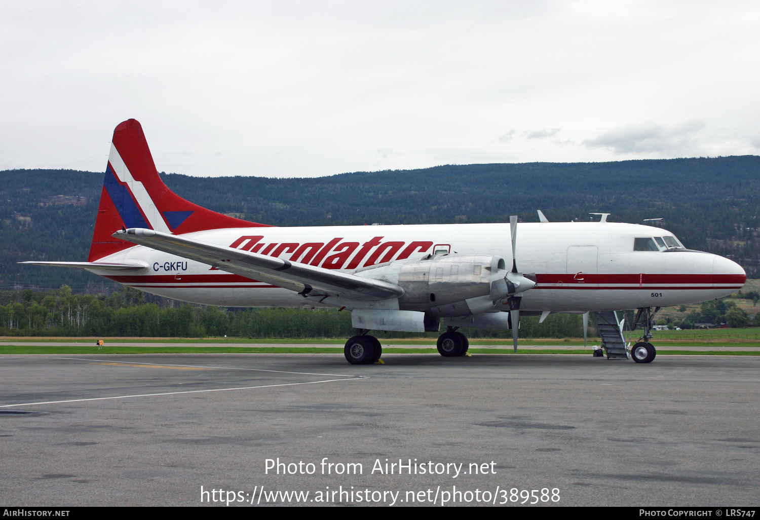 Aircraft Photo of C-GKFU | Convair 580/F | Purolator Courier | AirHistory.net #389588