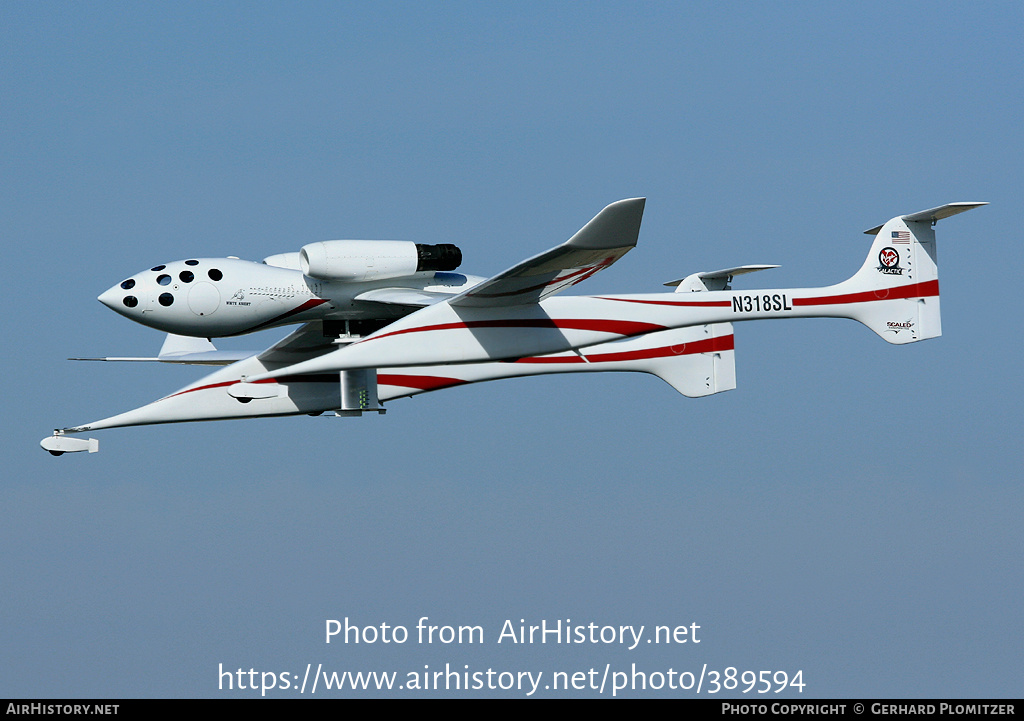 Aircraft Photo of N318SL | Scaled Composites 318 White Knight | AirHistory.net #389594